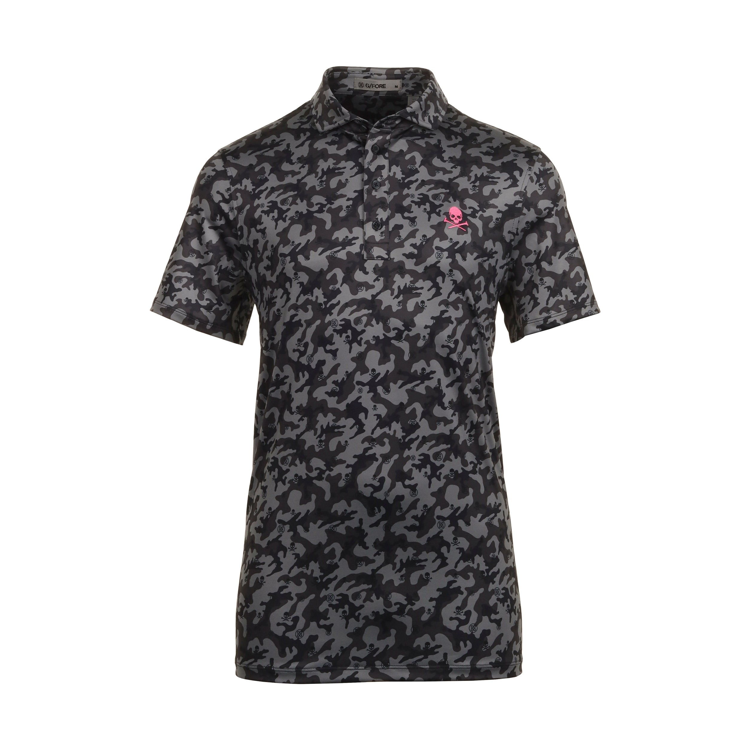 G FORE Mapped Icon Camo Tech Jersey Polo GMP000001 Onyx Function18