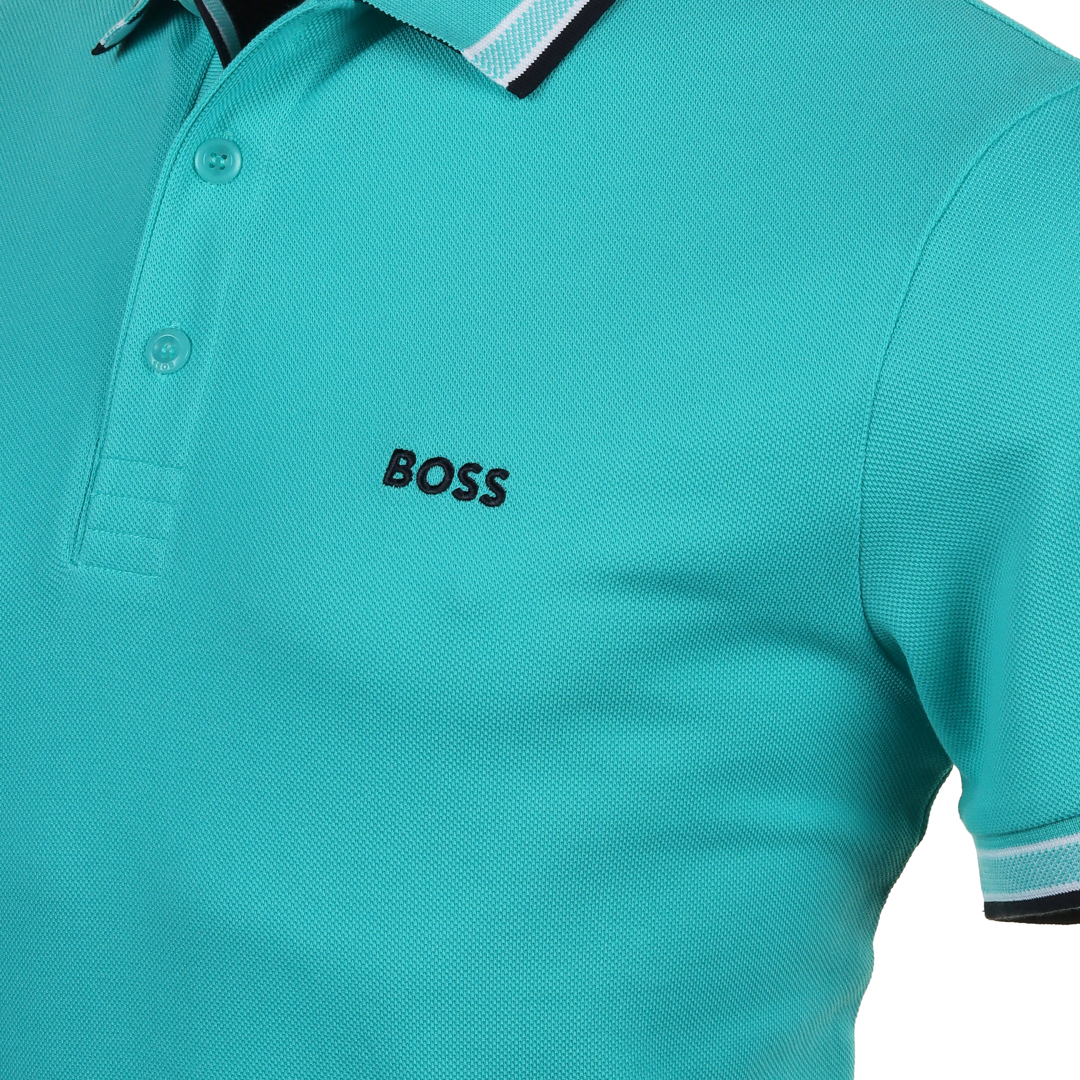 Hugo boss green paddy deals polo shirt