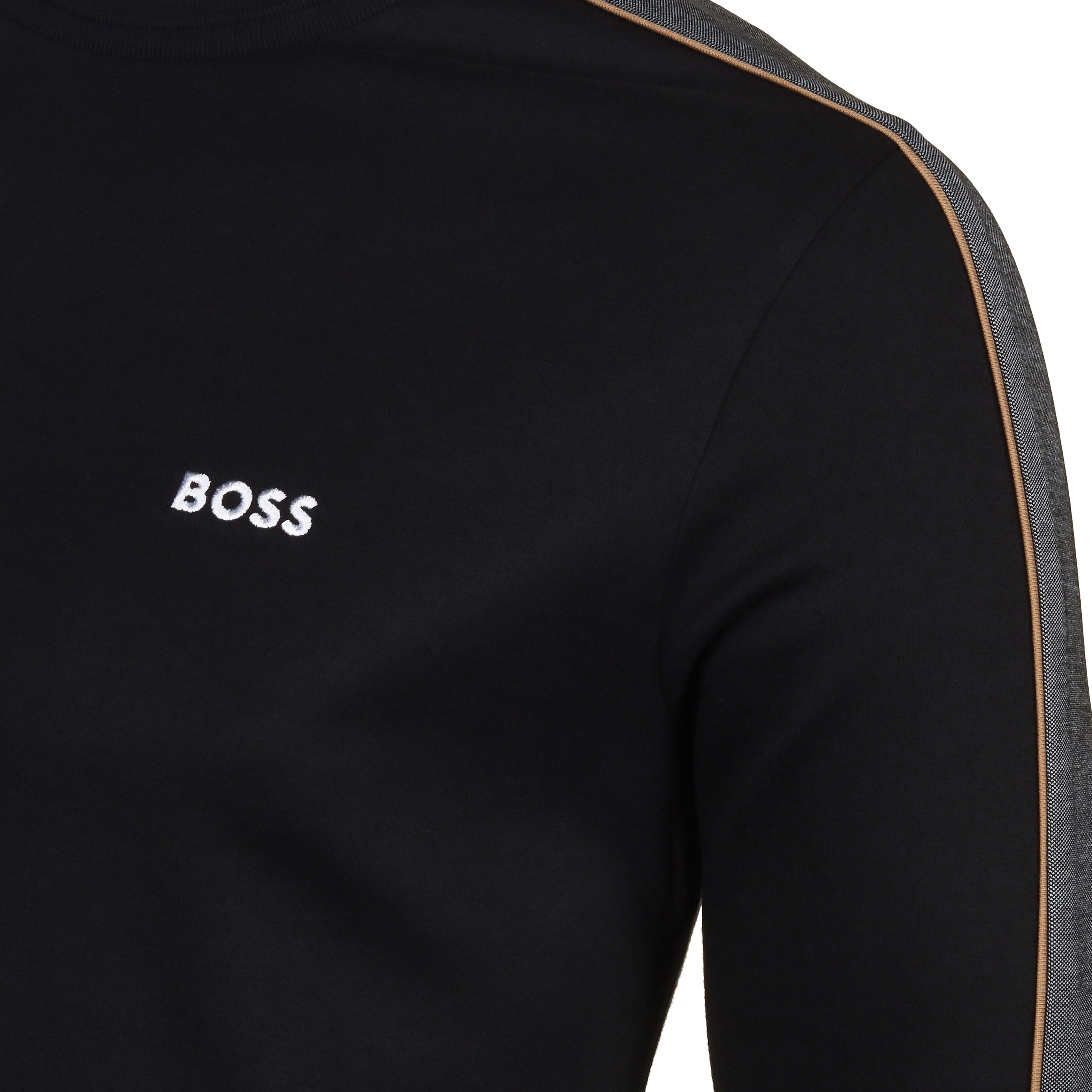 Black and gold boss hot sale tracksuit