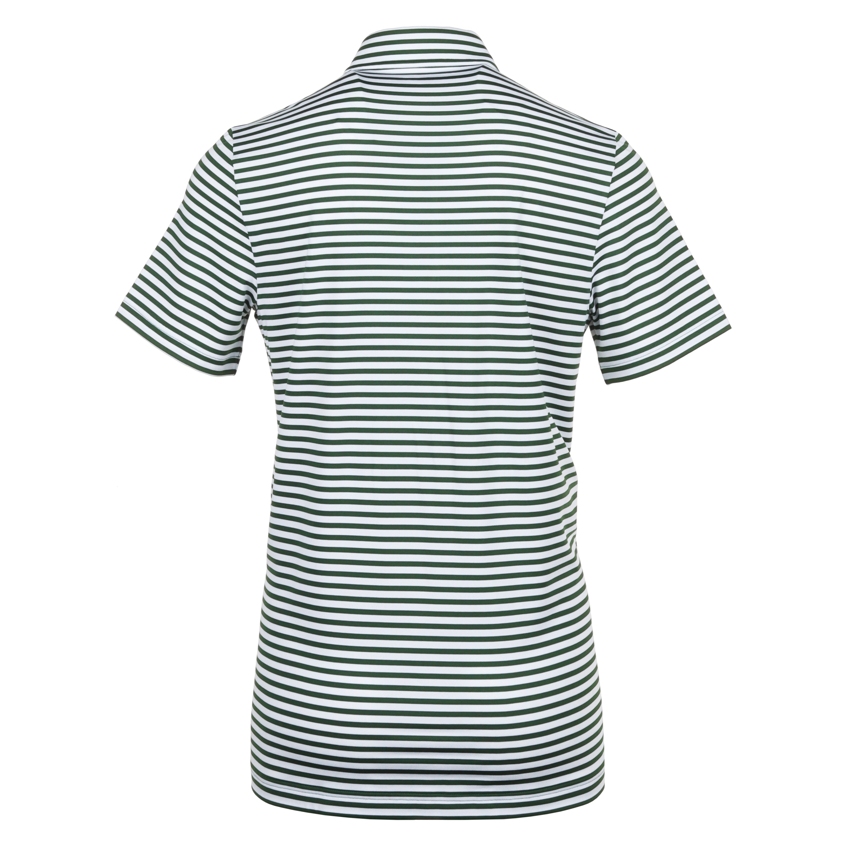 Lacoste Golf All Over Stripe Polo Shirt DH7418 Green White 291 Function18