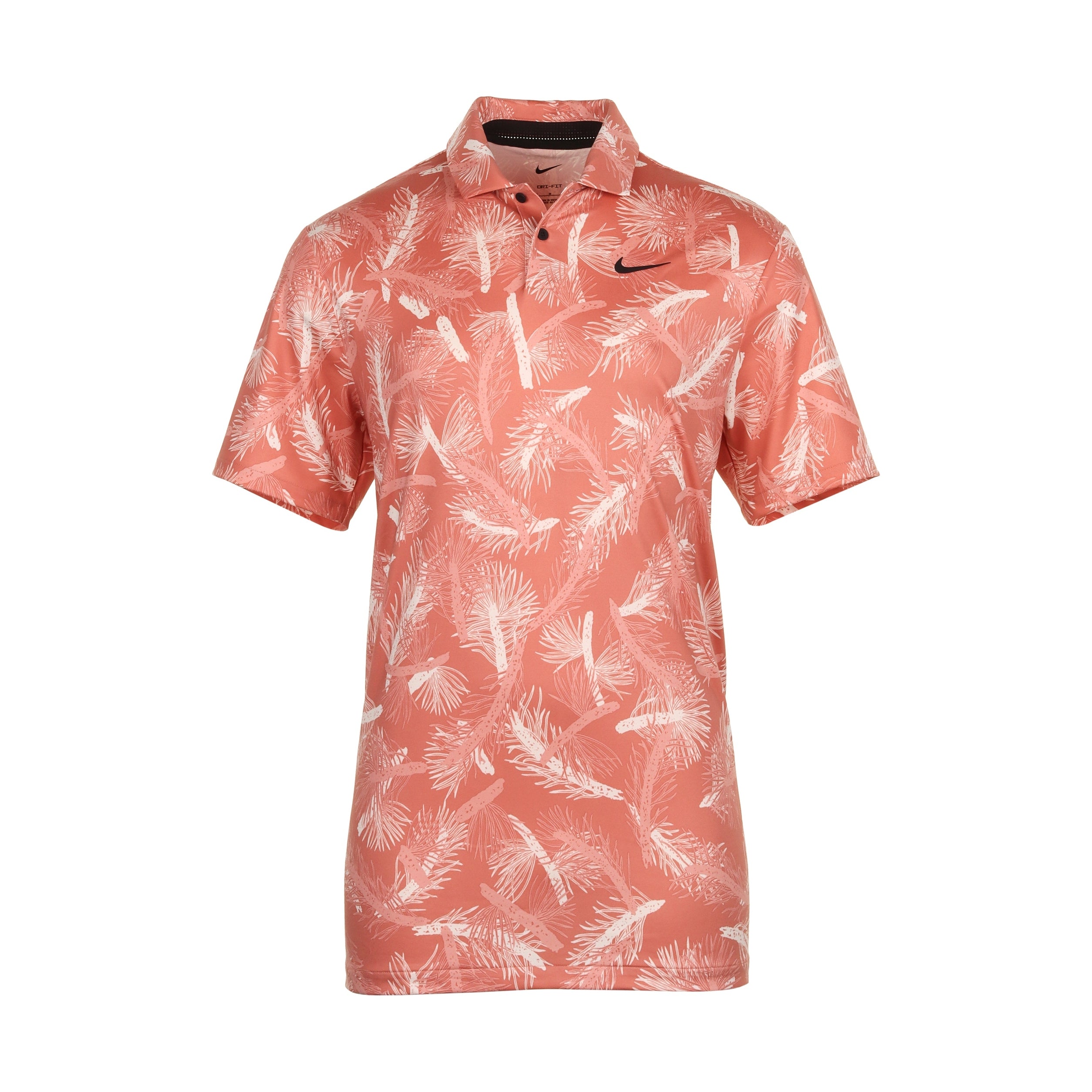 Nike Dri-FIt Golf Polo Button Shirt selling Pink Camo Mens Size L DR5306-663