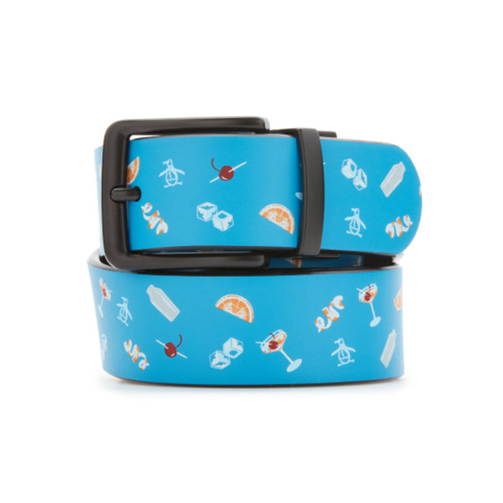 Original Penguin Golf Cocktail Hour Printed Belt PN06008G Quiet Shade 039 |  Function18