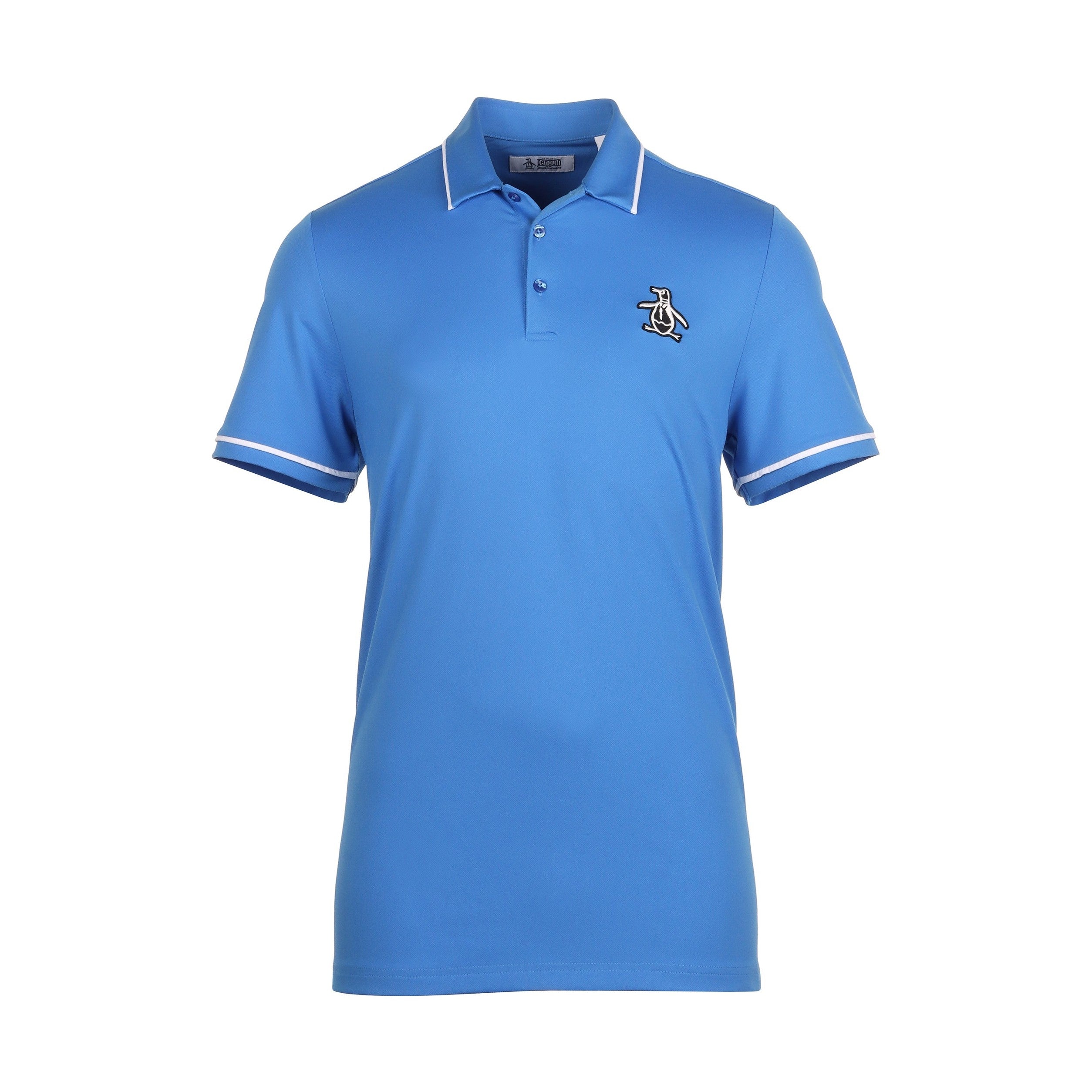 Original Penguin Golf Heritage Polo Shirt OGKSD008 Nebulas Blue 992 Function18