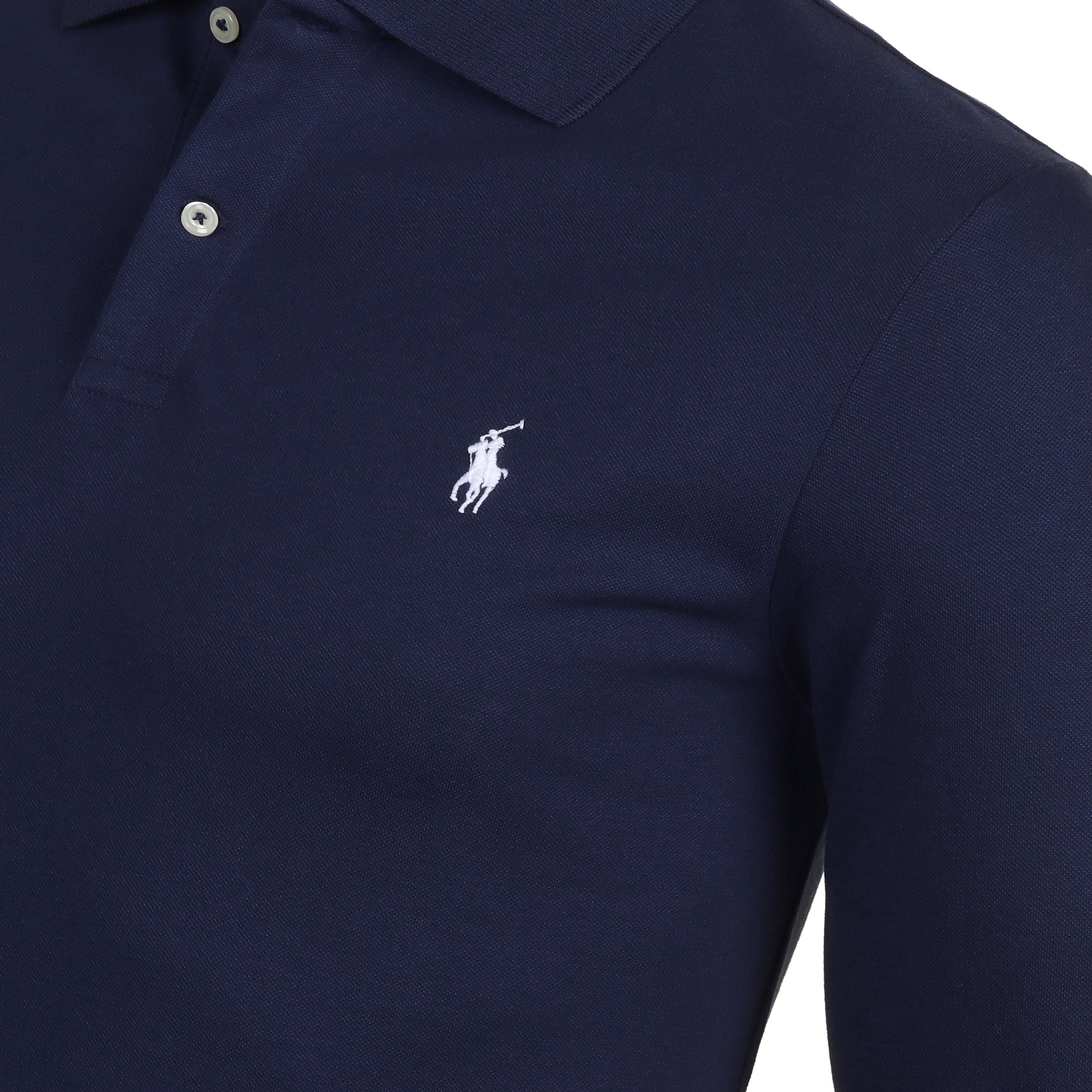 Polo Golf Ralph Lauren Stretch Pique LS Shirt 710939754 Refined Navy 001 Function18 Restrictedgs