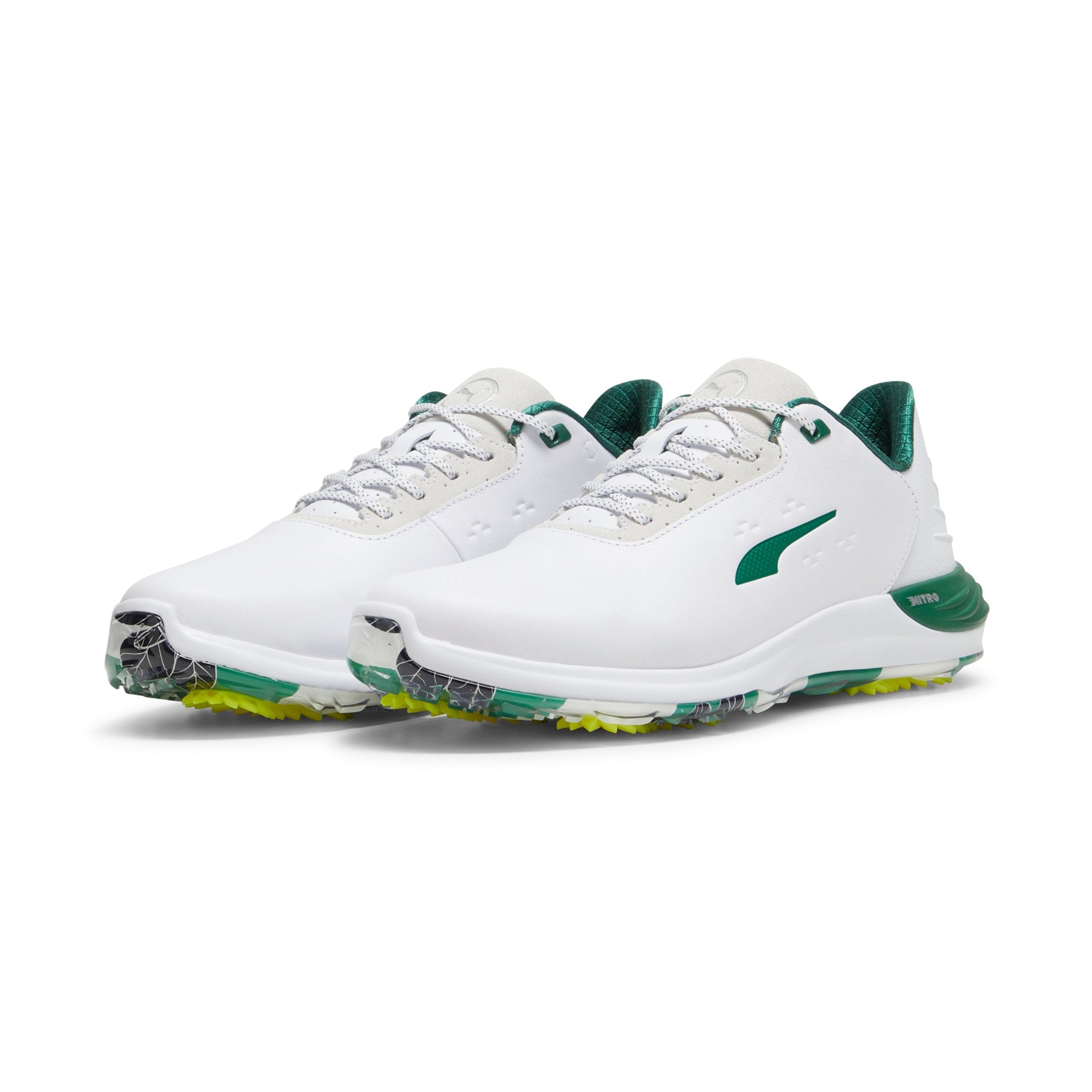 Puma Phantomcat Nitro Garden LE Edition Golf Shoes 379856 Puma White Vine Yellow Burst 01 Function18 Restrictedgs