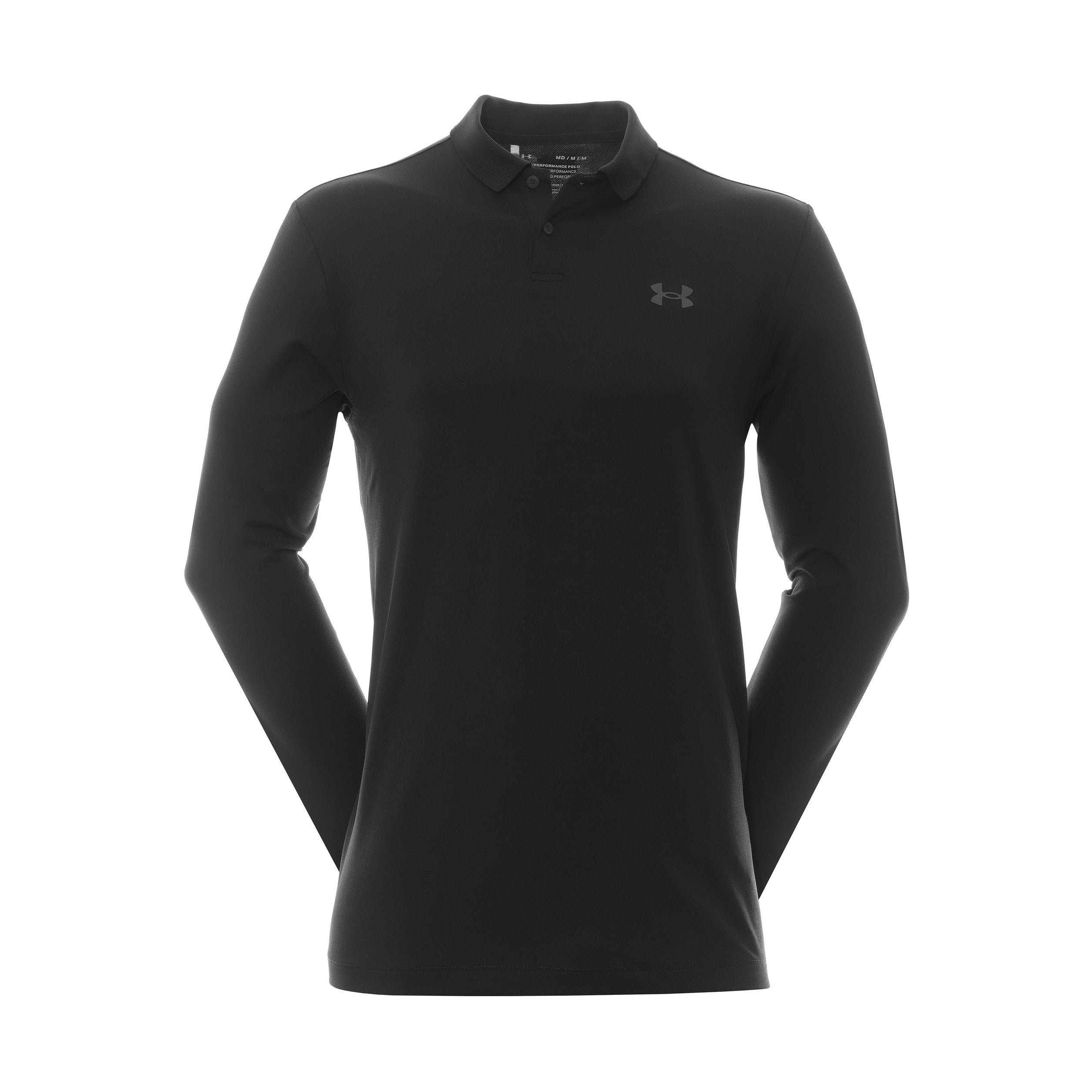 Under Armour Golf Performance 3.0 LS Shirt 1379728 Black 001 Function18