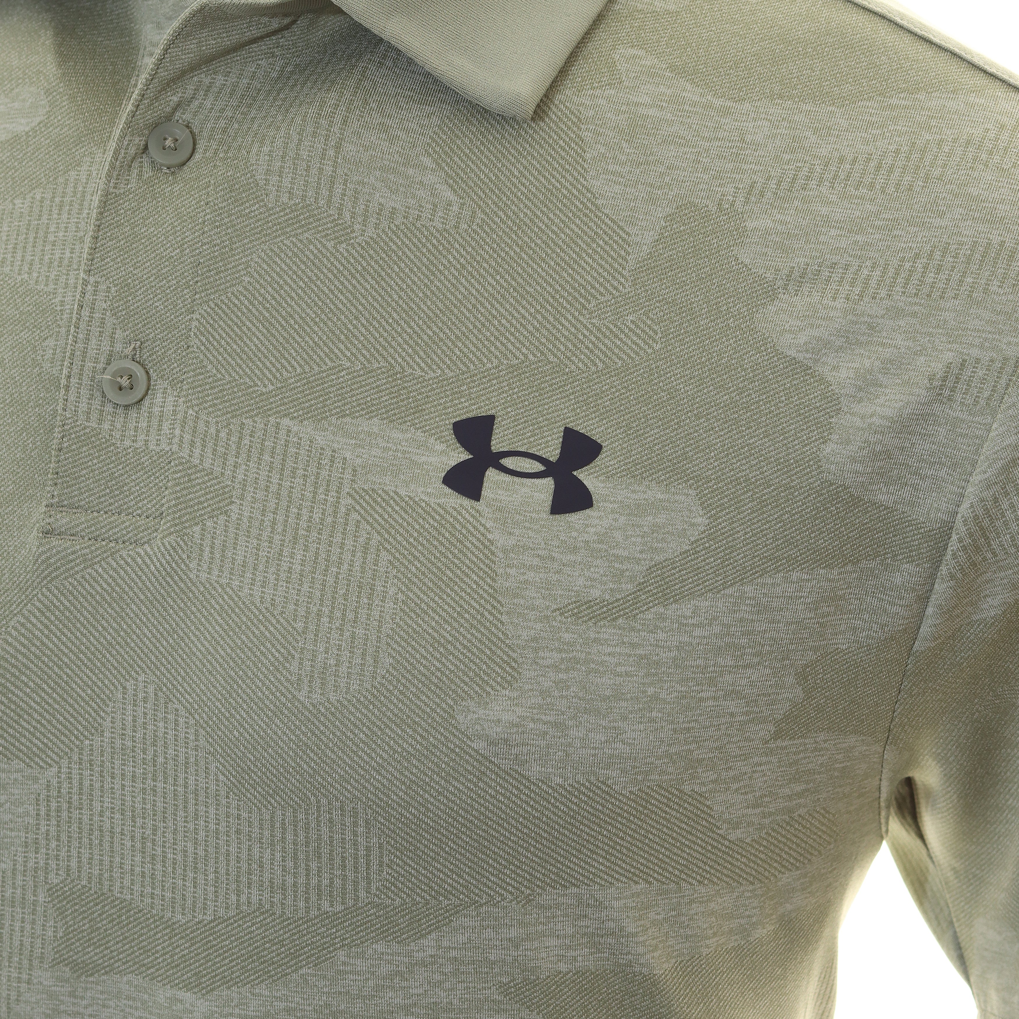 Under armour deals green polo shirt