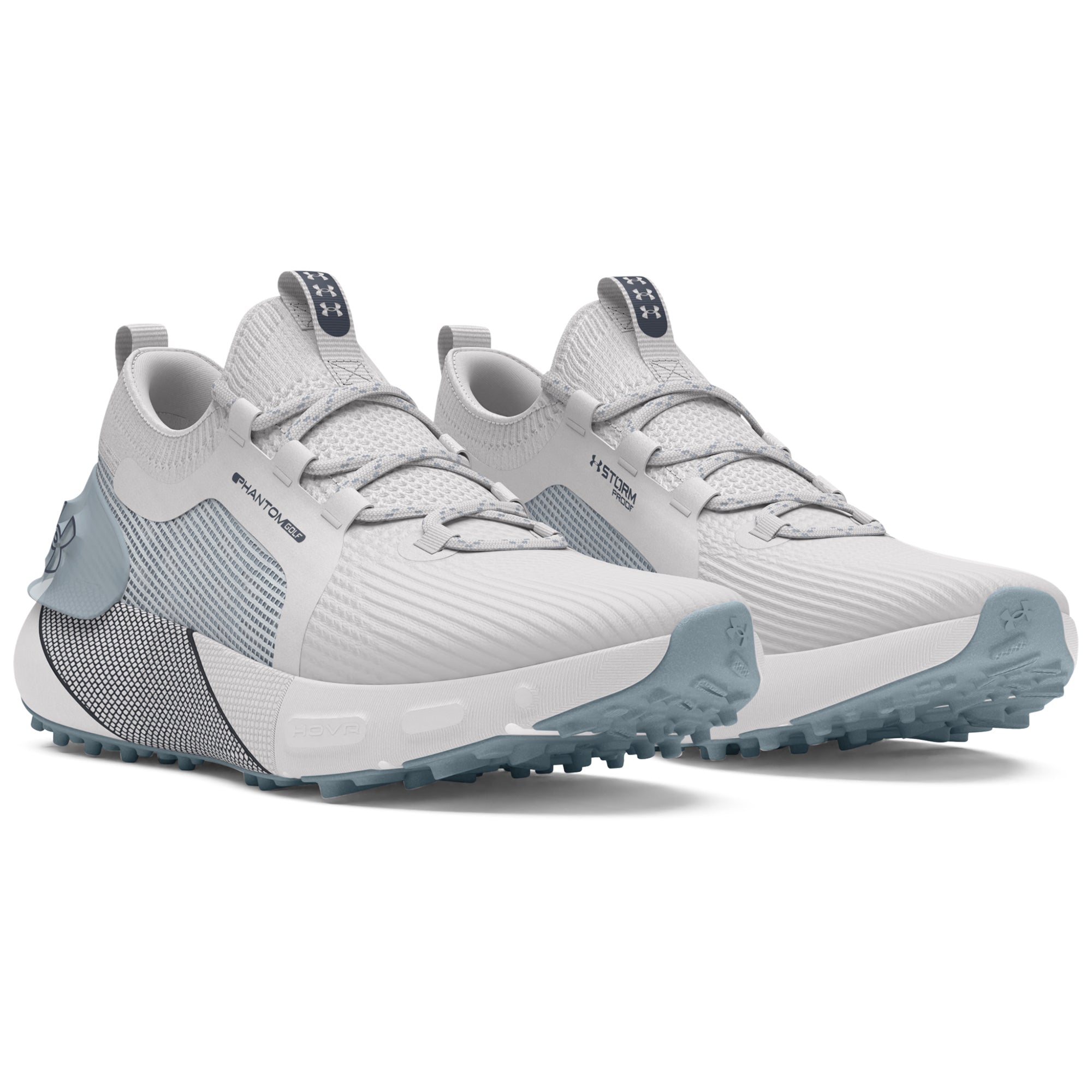 Blue and gray online under armour shoes