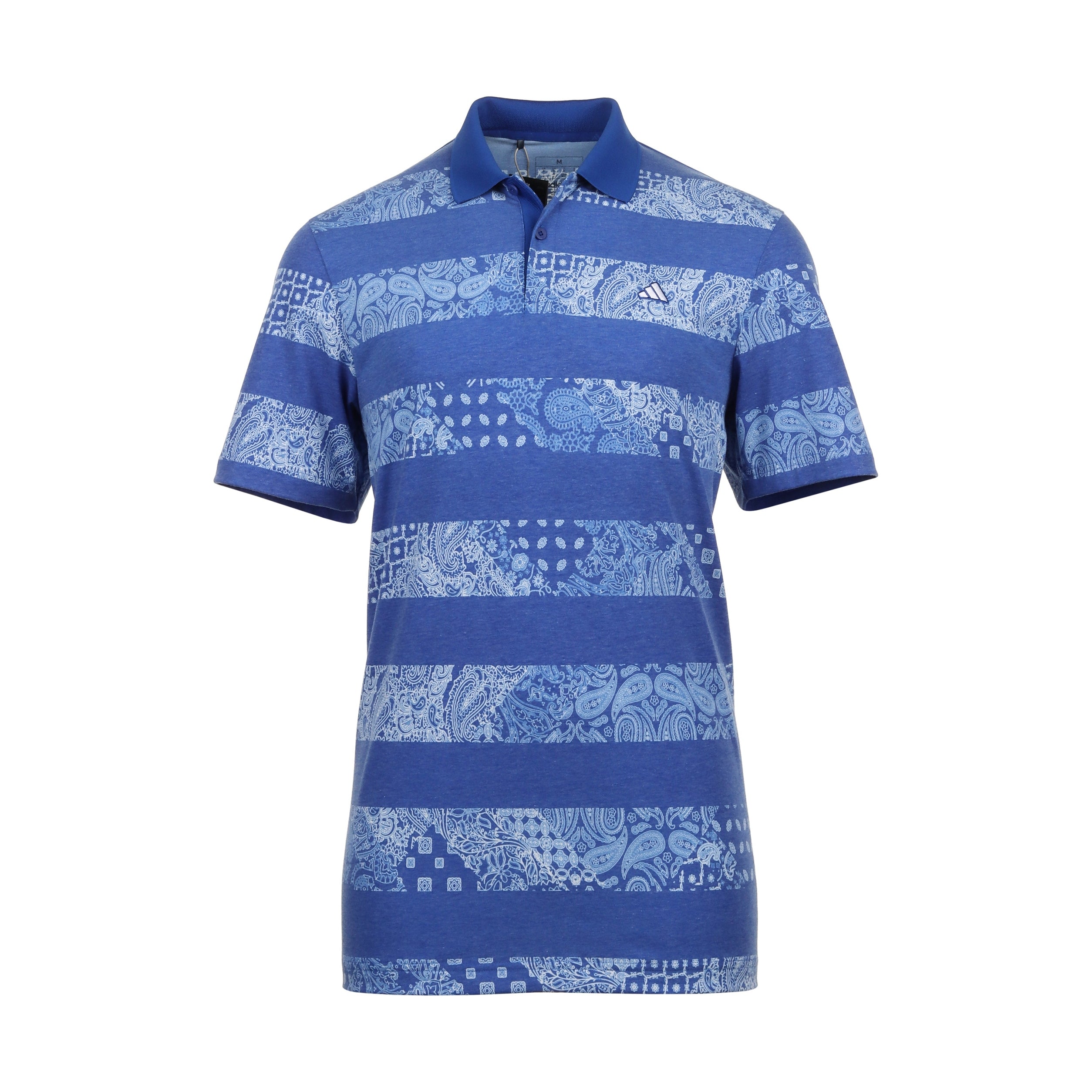 adidas Golf Go To Printed Shirt IW6719 Collegiate Royal Function18