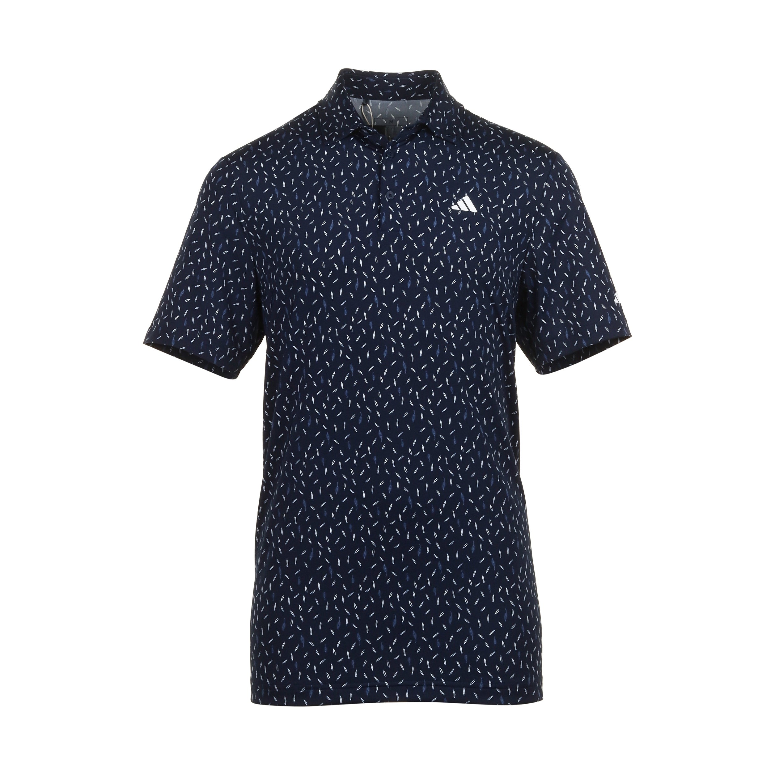 adidas Golf Ultimate365 Allover Print Shirt IL0555 Collegiate Navy Function18 Restrictedgs