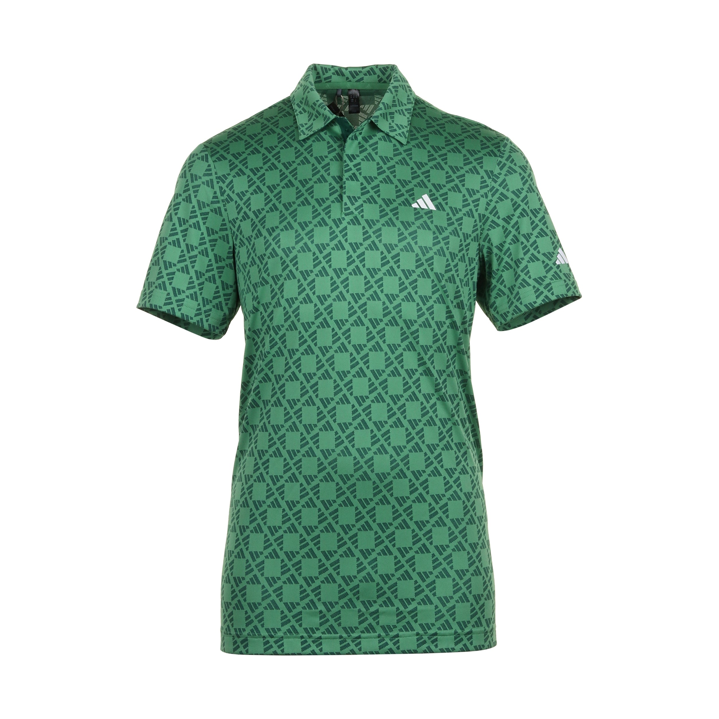 adidas Golf Ultimate365 Tour HEAT.RDY Jacquard Shirt IZ3007 Collegiate Green Function18