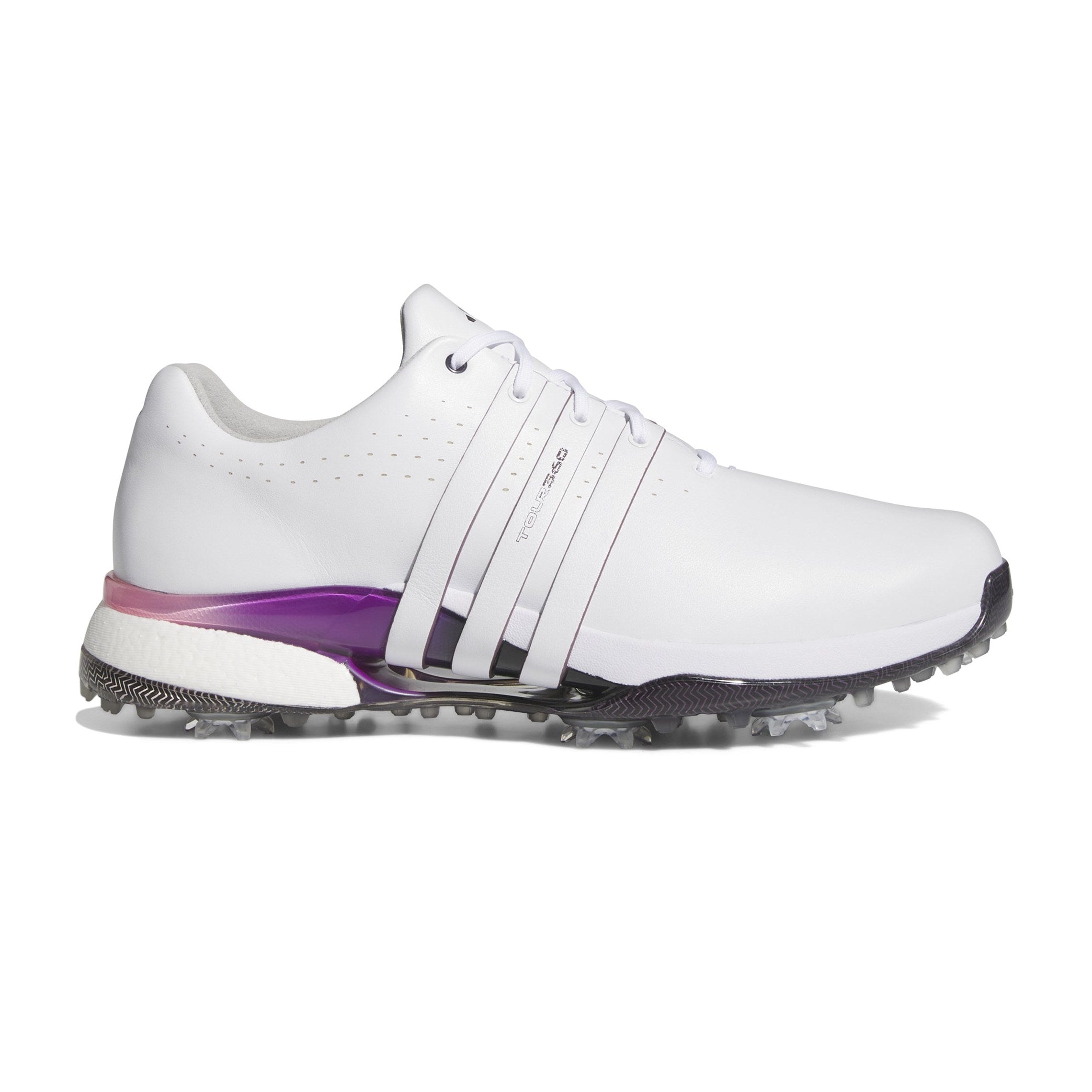 adidas Tour360 24 Golf Shoes IE3366 White Shadow Fig Aurora Black Function18