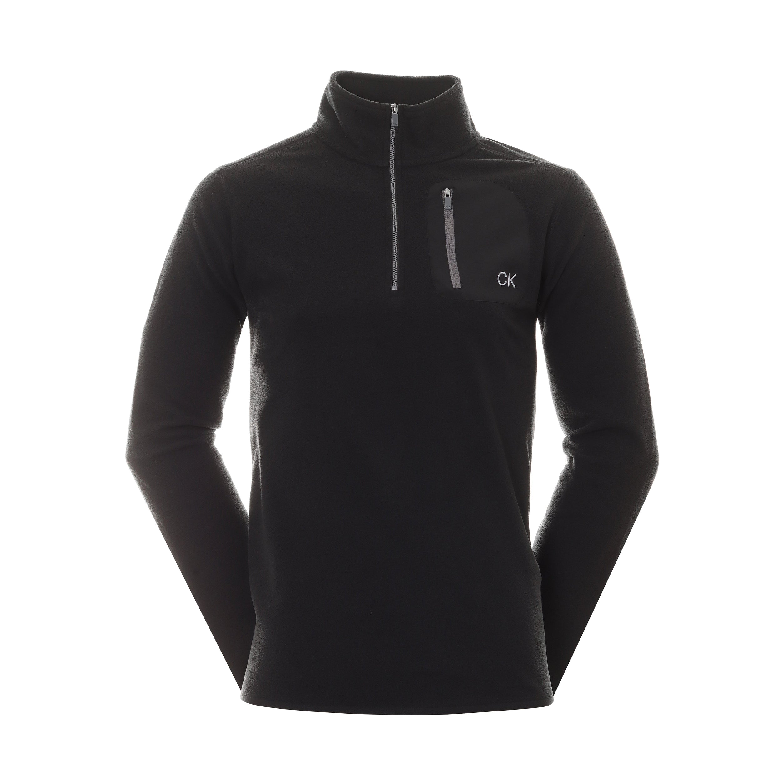 Calvin Klein Golf Planet Fleece 1 4 Zip C9688 Black Function18