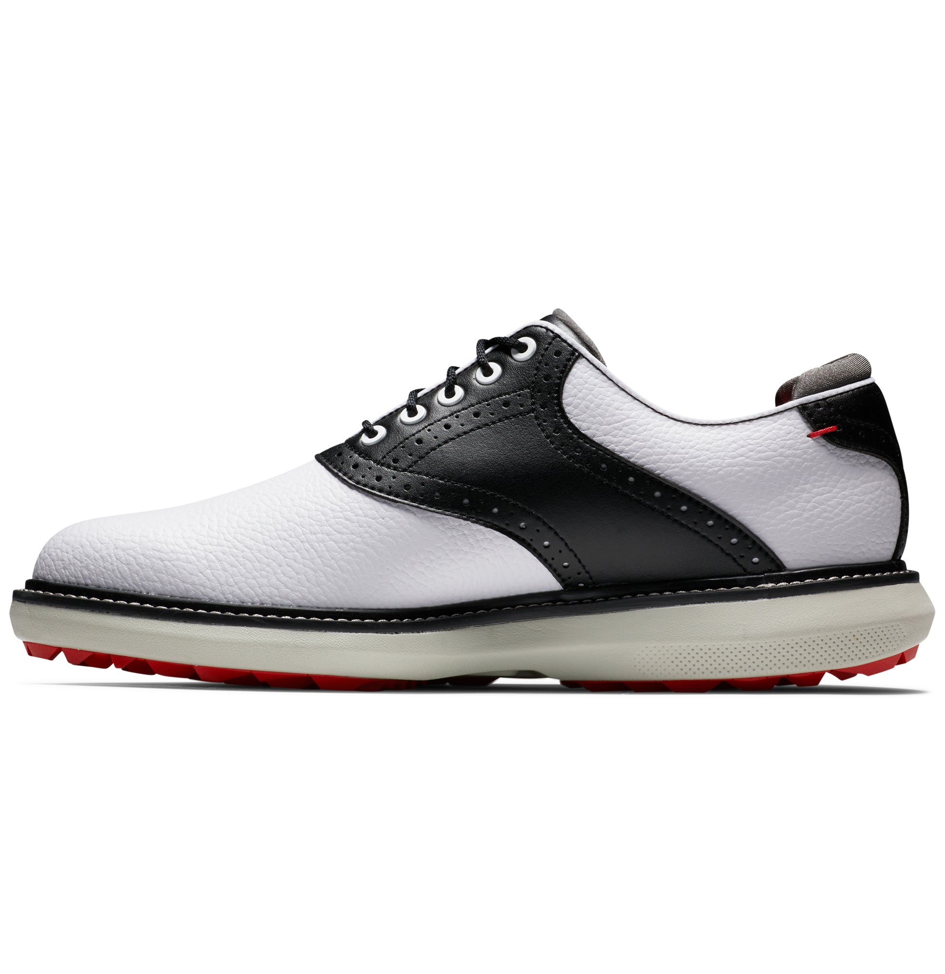 FootJoy FJ Traditions Spikeless Golf Shoes 57924 White Black Grey