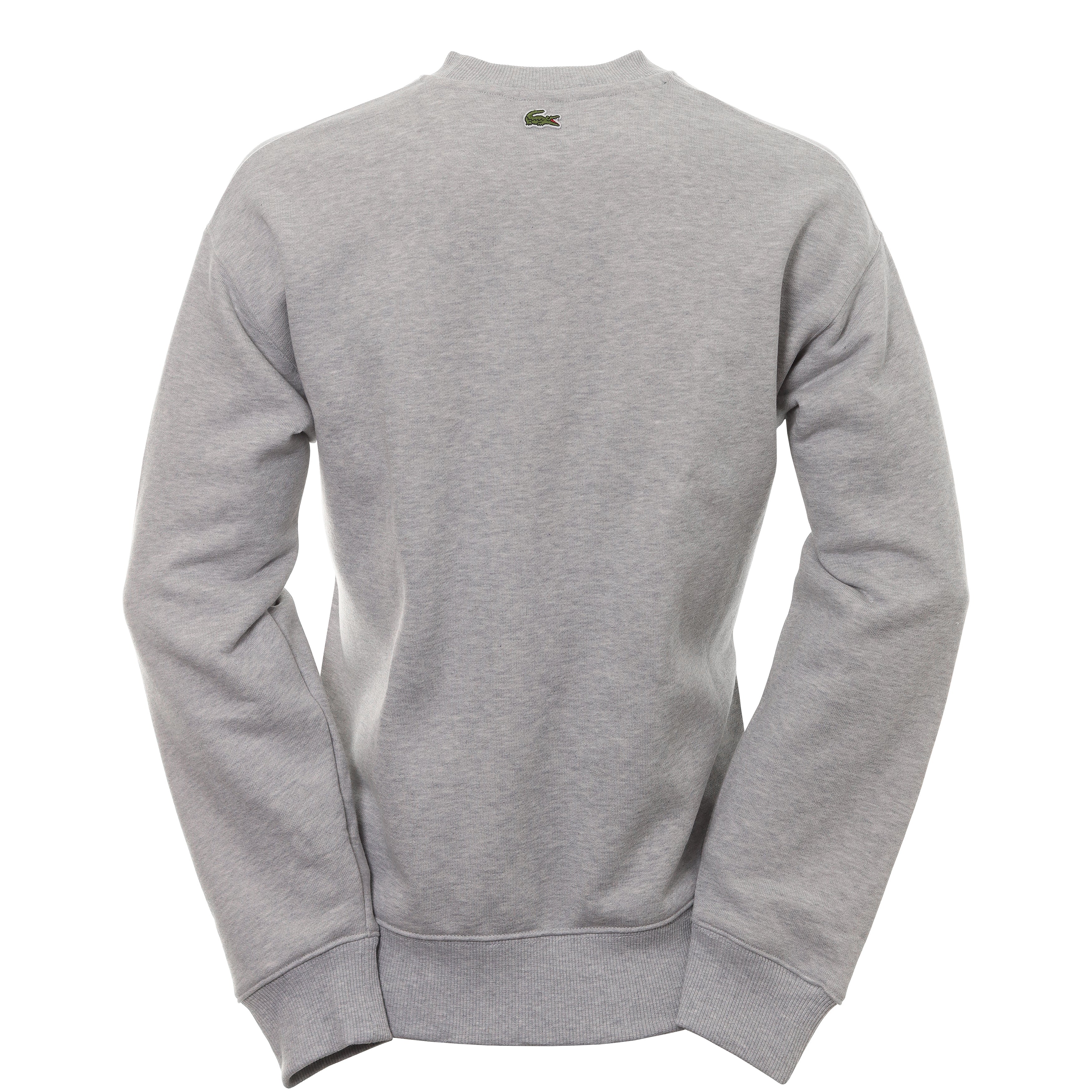 Lacoste grey crew neck sweater online