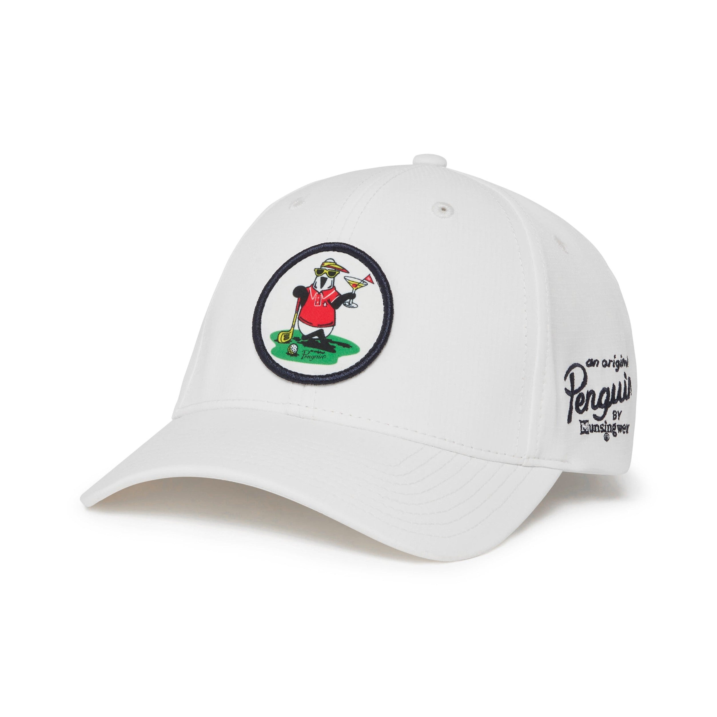 Original Penguin Golf Martini Pete Cap OGASD061 Bright White 118 Function18