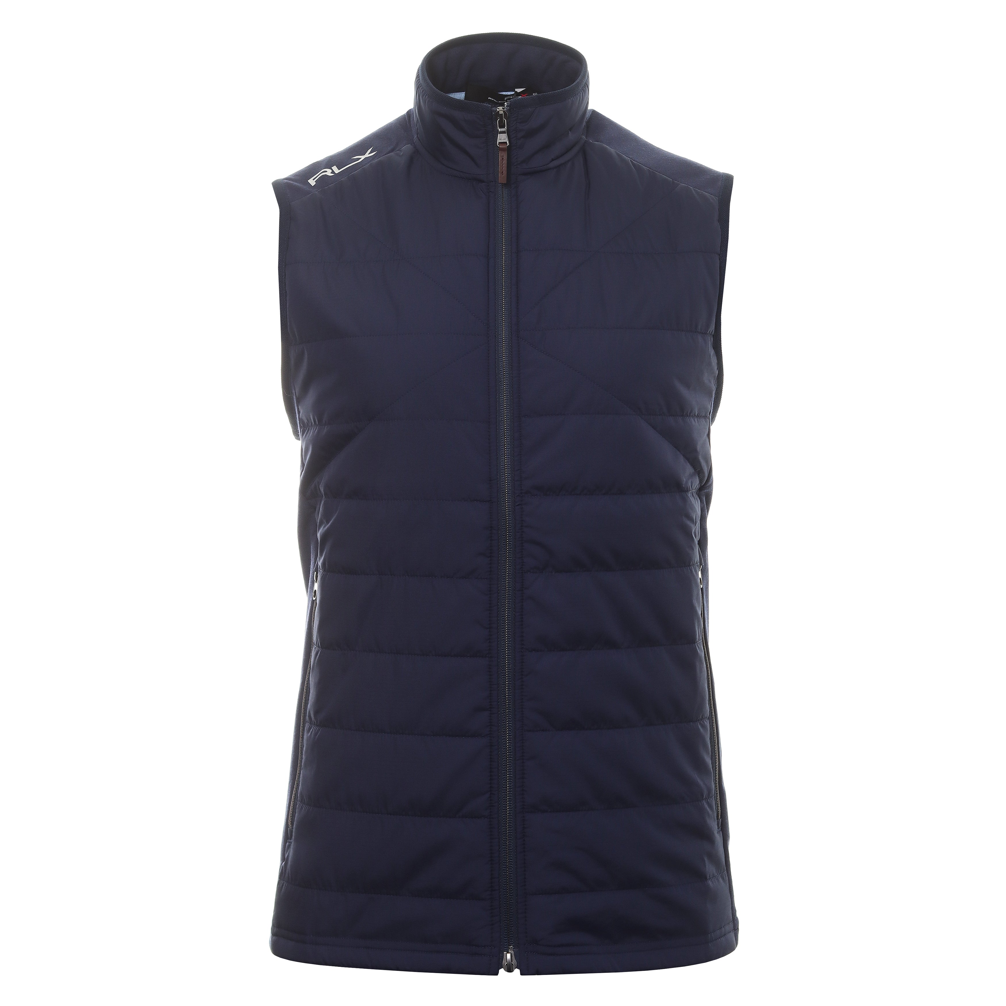 RLX Ralph Lauren Cool Wool Full Zip Vest - French Navy