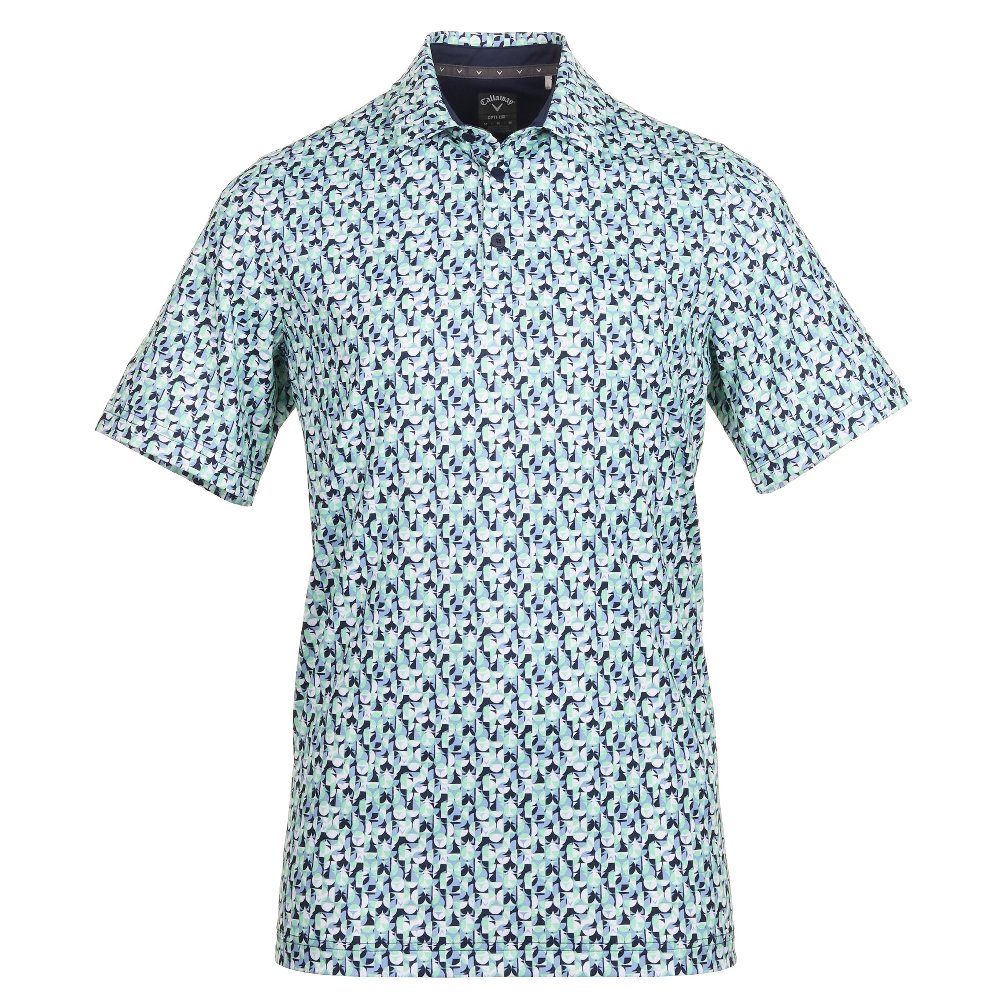 Callaway Golf Abstract Ball Print Shirt CGKSE090 Peacoat 410