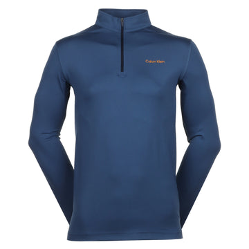 Calvin Klein Golf Newport 1/2 Zip Engine Blue