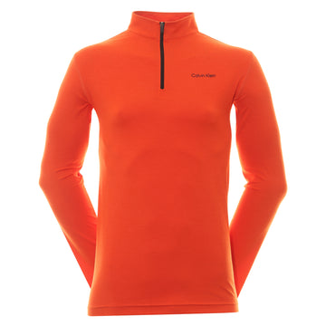 calvin-klein-golf-newport-1-2-zip-c9924-spicy-orange-marl