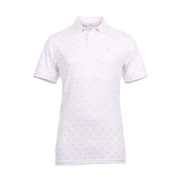 Calvin Klein Golf Treble Strike Print Shirt White