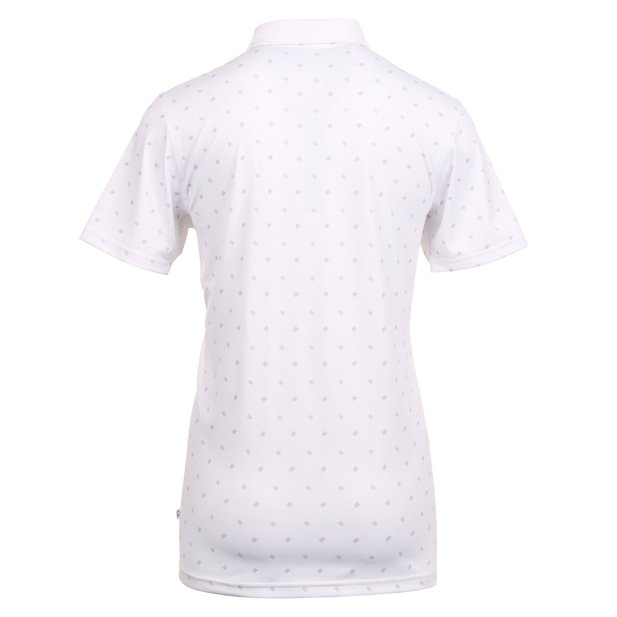 Calvin Klein Golf Treble Strike Print Shirt White