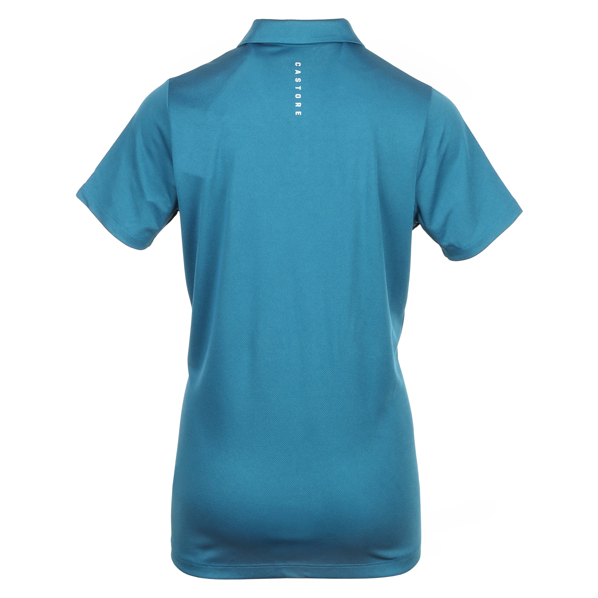 Castore Golf Engineered Knit Polo Shirt Dark Aqua