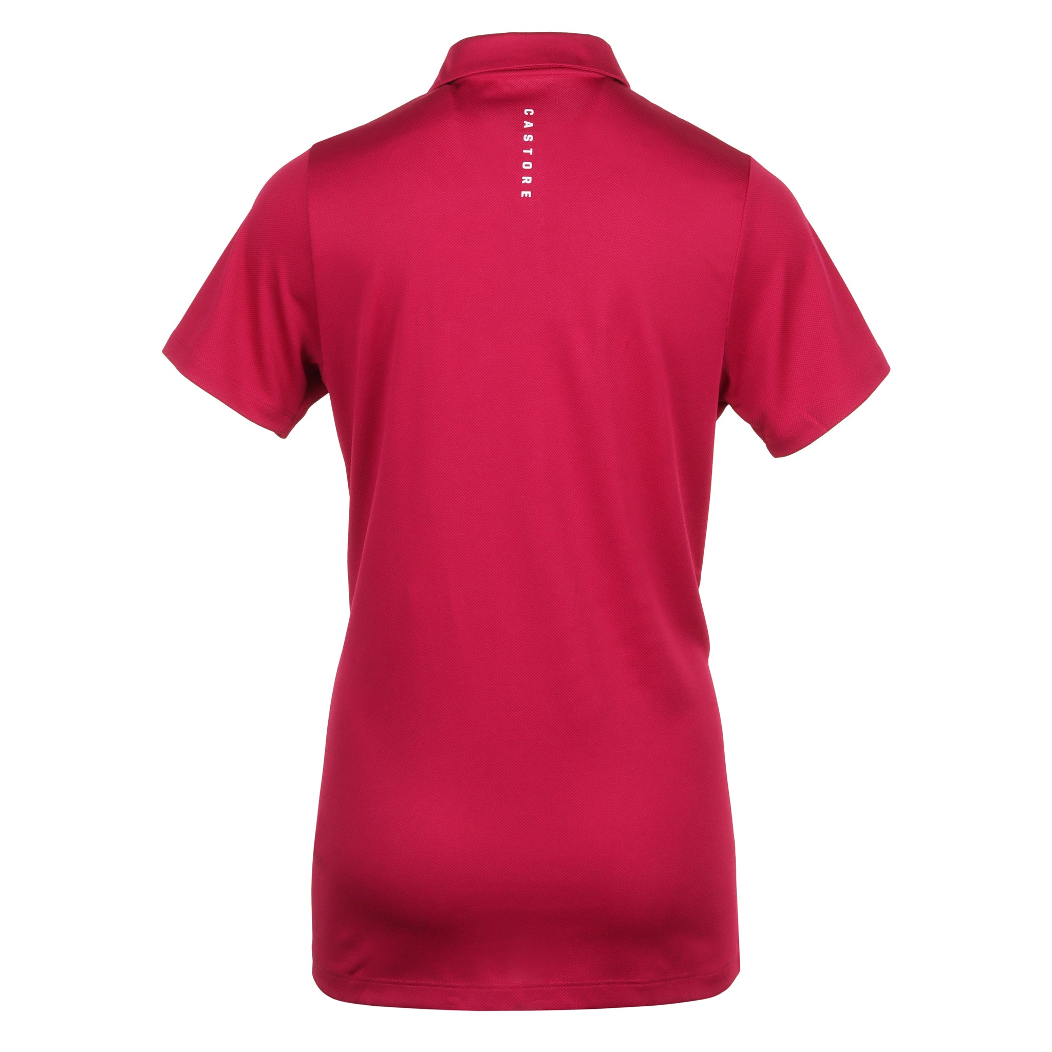 Castore Golf Engineered Knit Polo Shirt Magenta 160