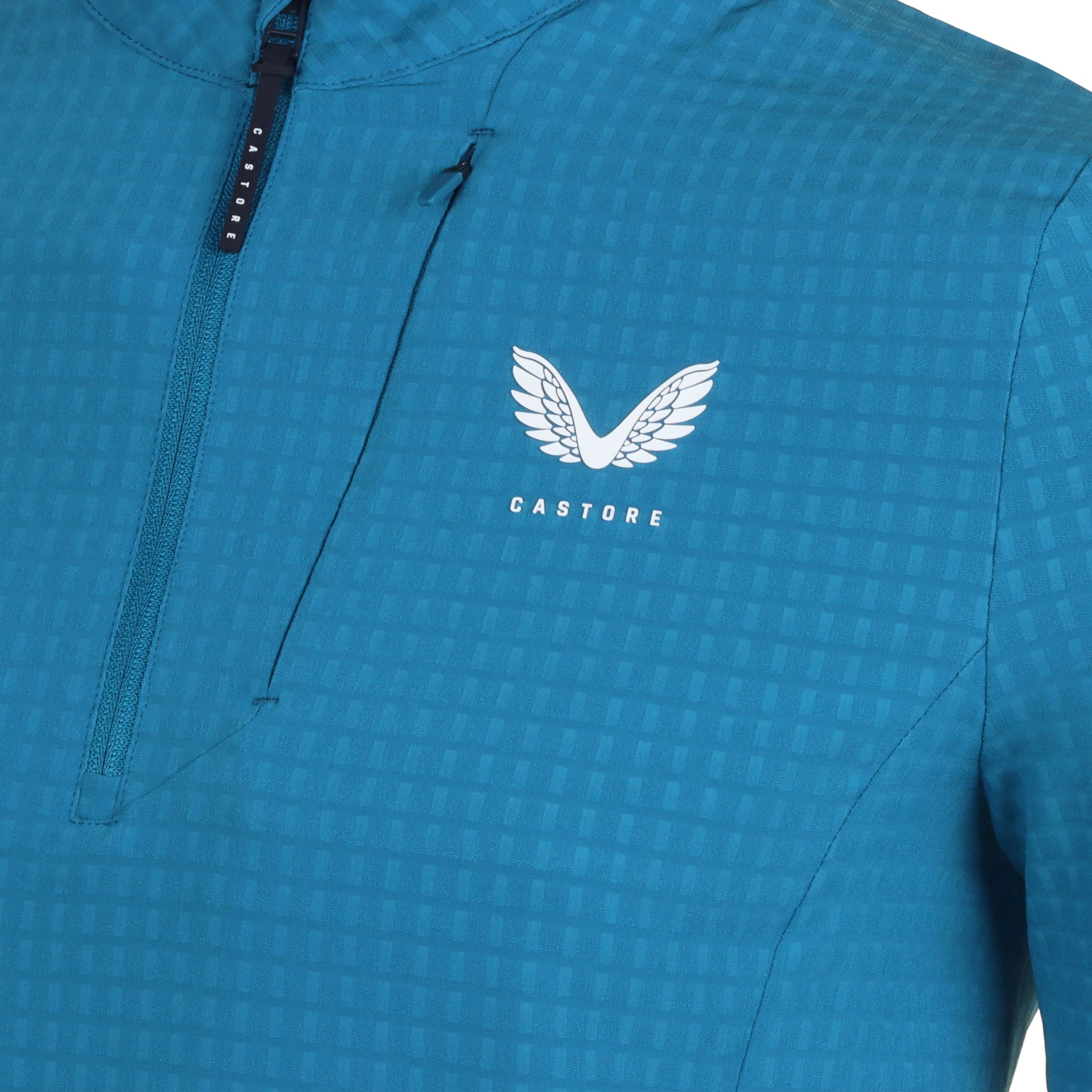 Castore Golf Flex Tech 1/2 Zip Midlayer Dark Aqua 090