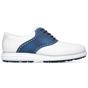 Cole Haan OriginalGrand Saddle Golf Shoes Optic White/Blue/Navy