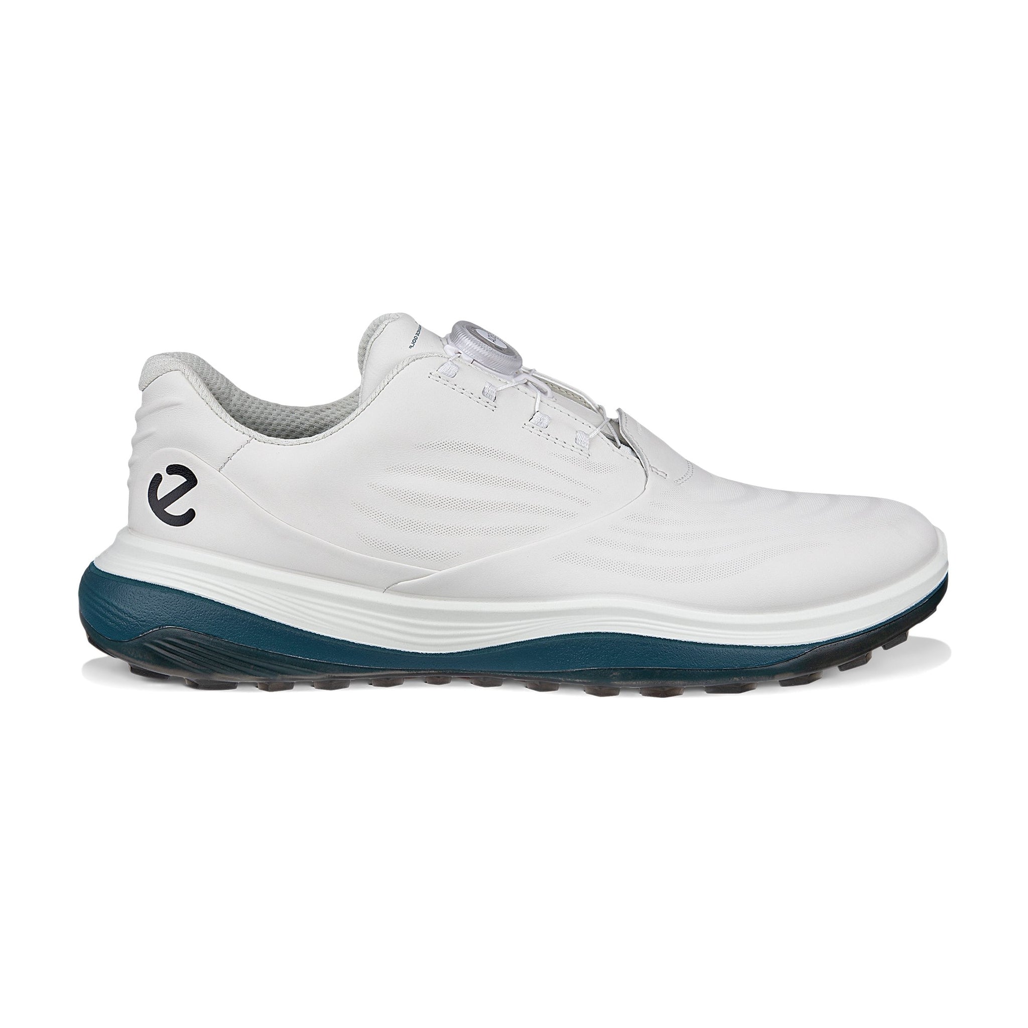 Ecco LT1 BOA Golf Shoes White/Petrol 61203