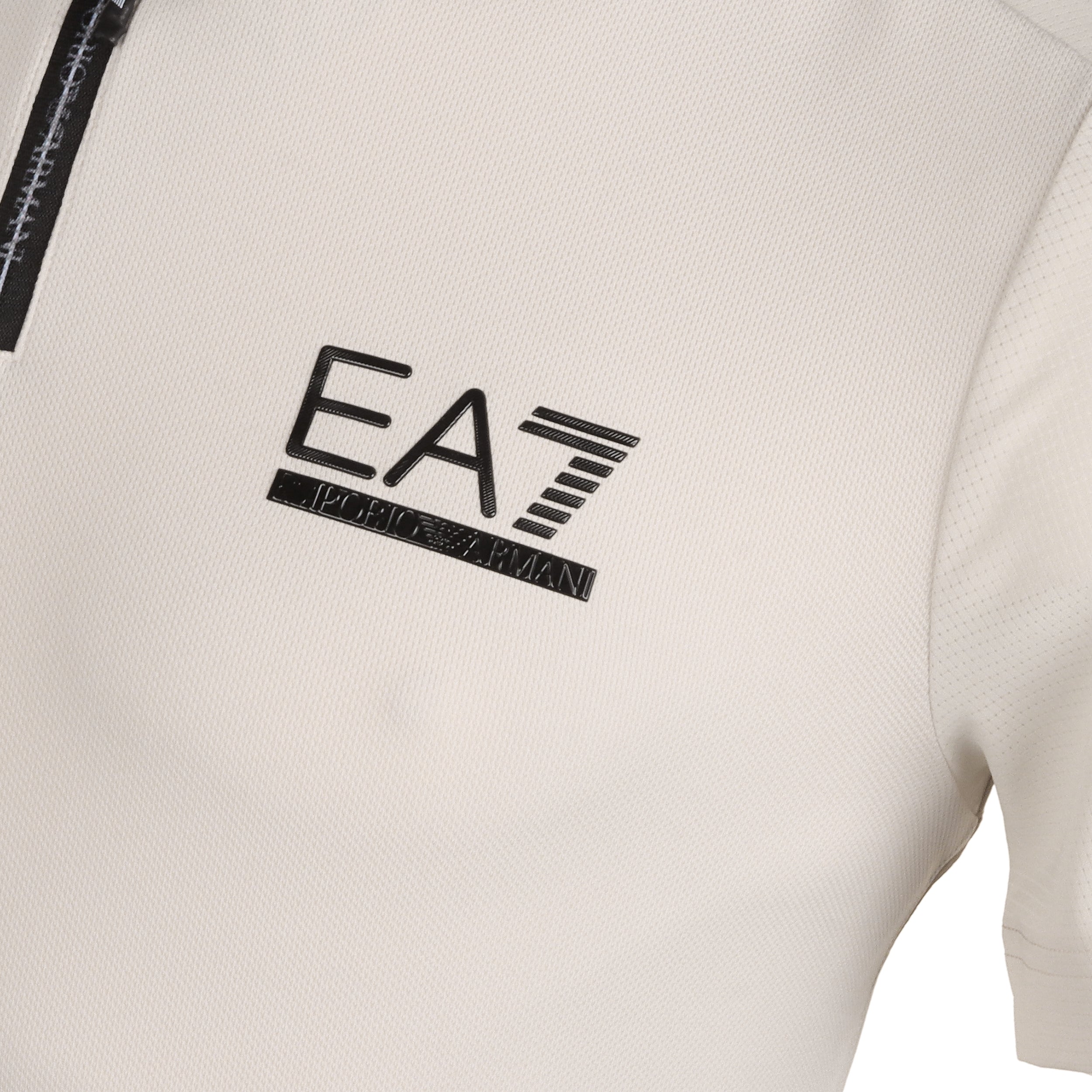 Emporio Armani EA7 Golf Ventus7 Zip Neck Shirt PJMLZ-3DPT51 Rainy Day ...