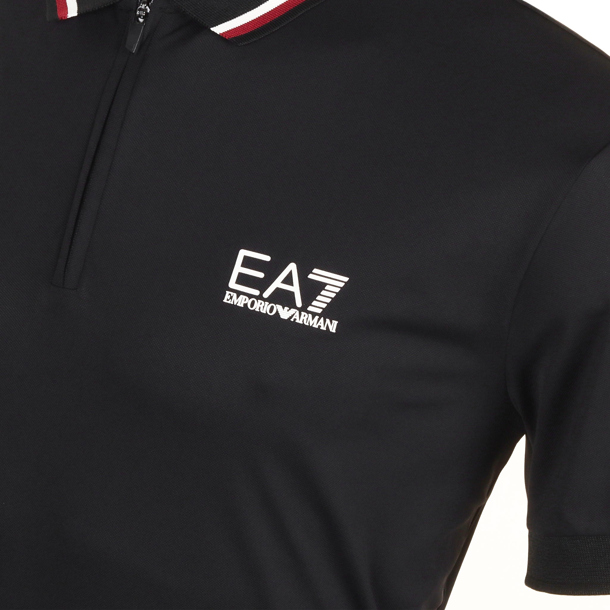 Emporio Armani EA7 Ventus7 1/4 Zip Polo Shirt