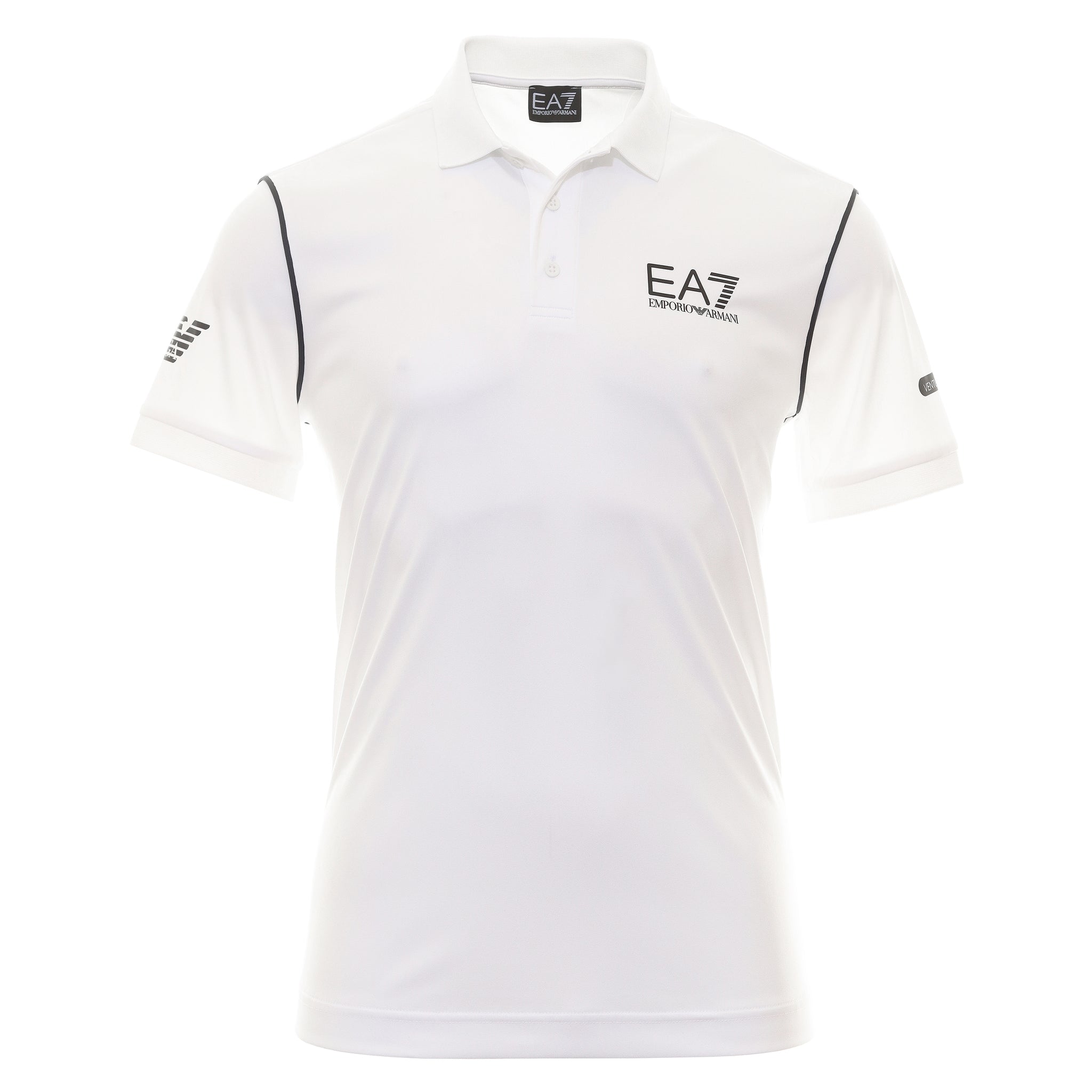 Ea7 white clearance polo shirt