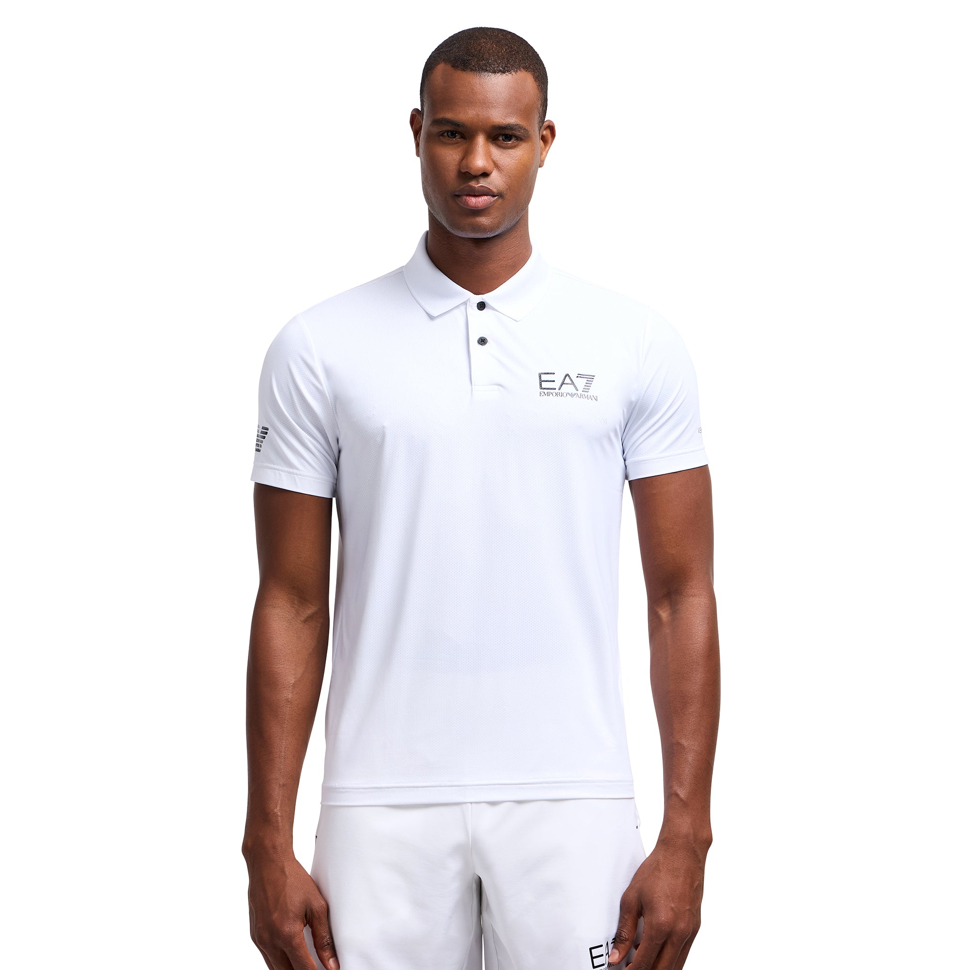 Emporio Armani EA7 Ventus7 Polo Shirt PJEMZ 8NPF23 White 1100