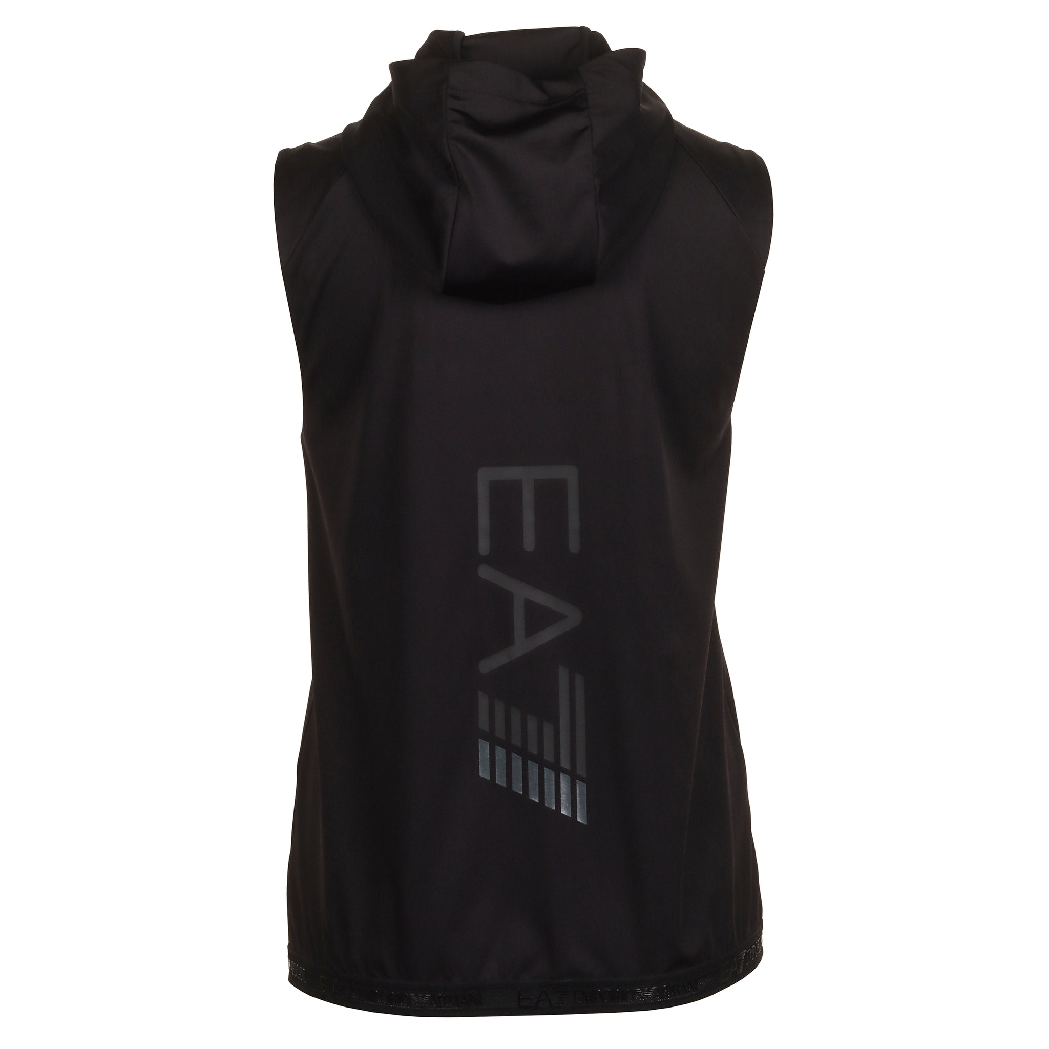 Ea7 hooded gilet hotsell