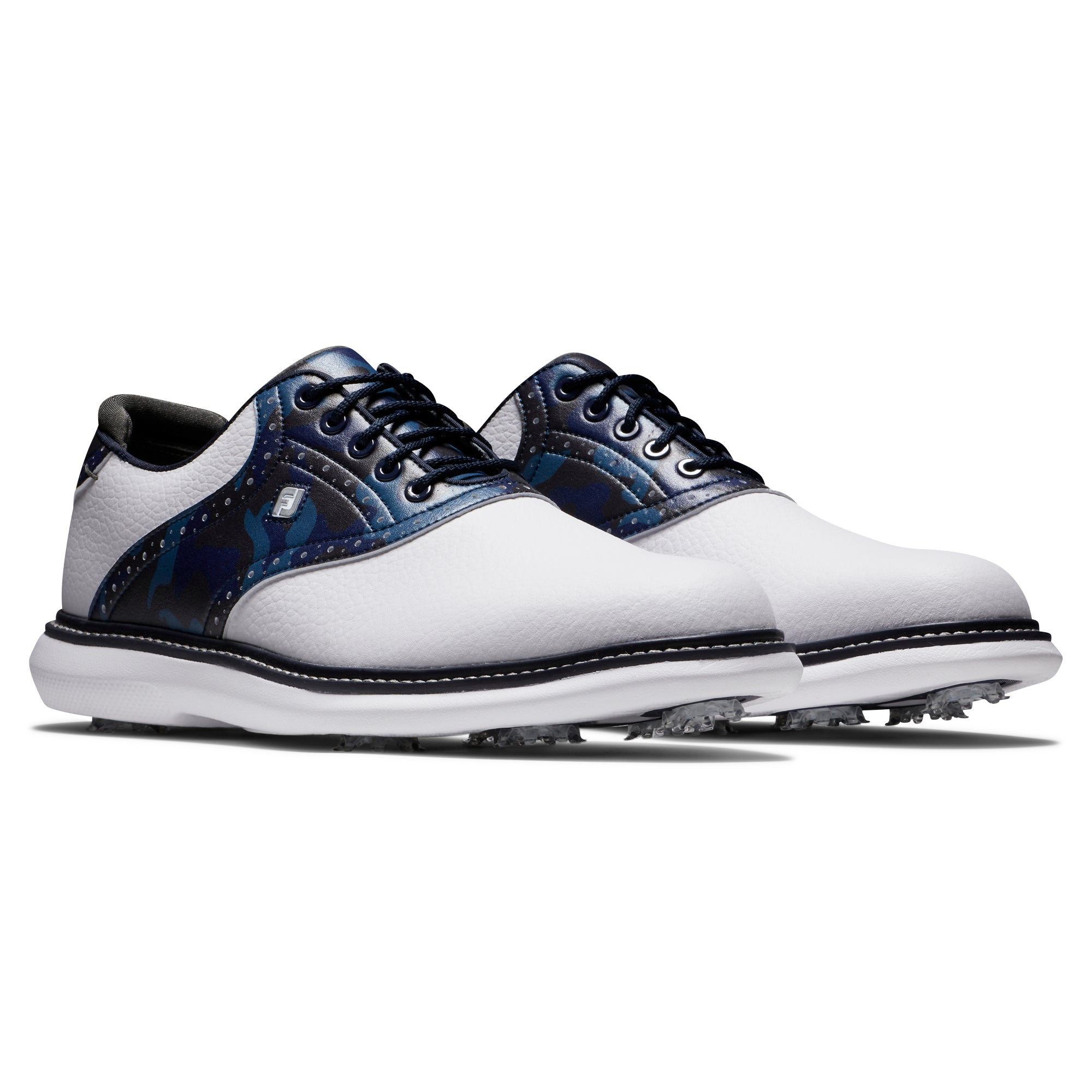 FootJoy FJ Traditions Golf Shoes 57945 White Navy Multi | Function18 ...