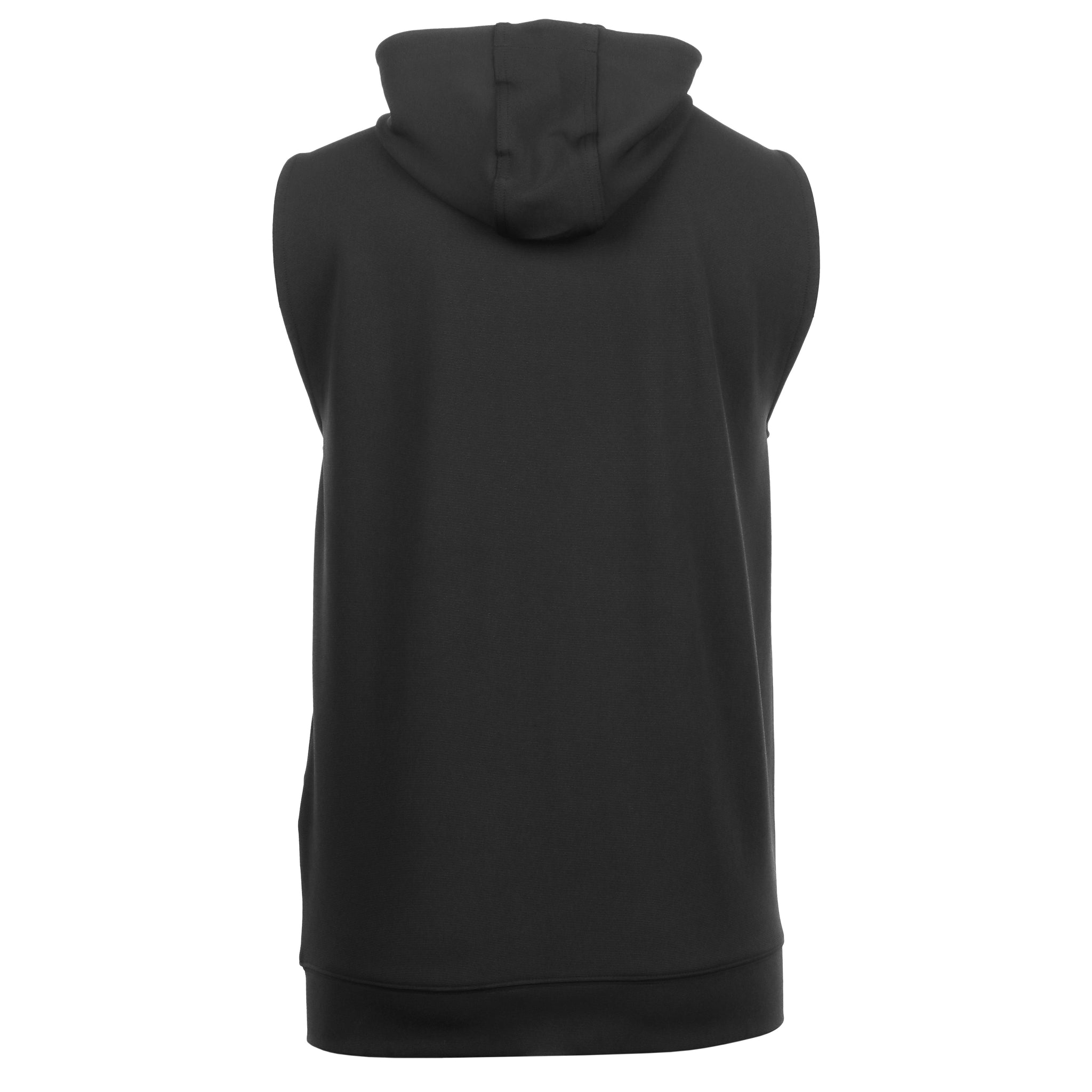 Black hoodie vest best sale