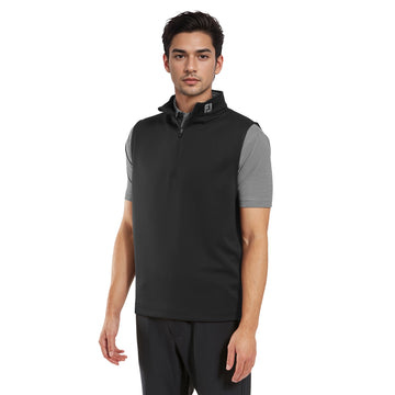 FootJoy Half Zip Vest Black