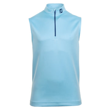 FootJoy Half Zip Vest Blue Sky/Deep Blue