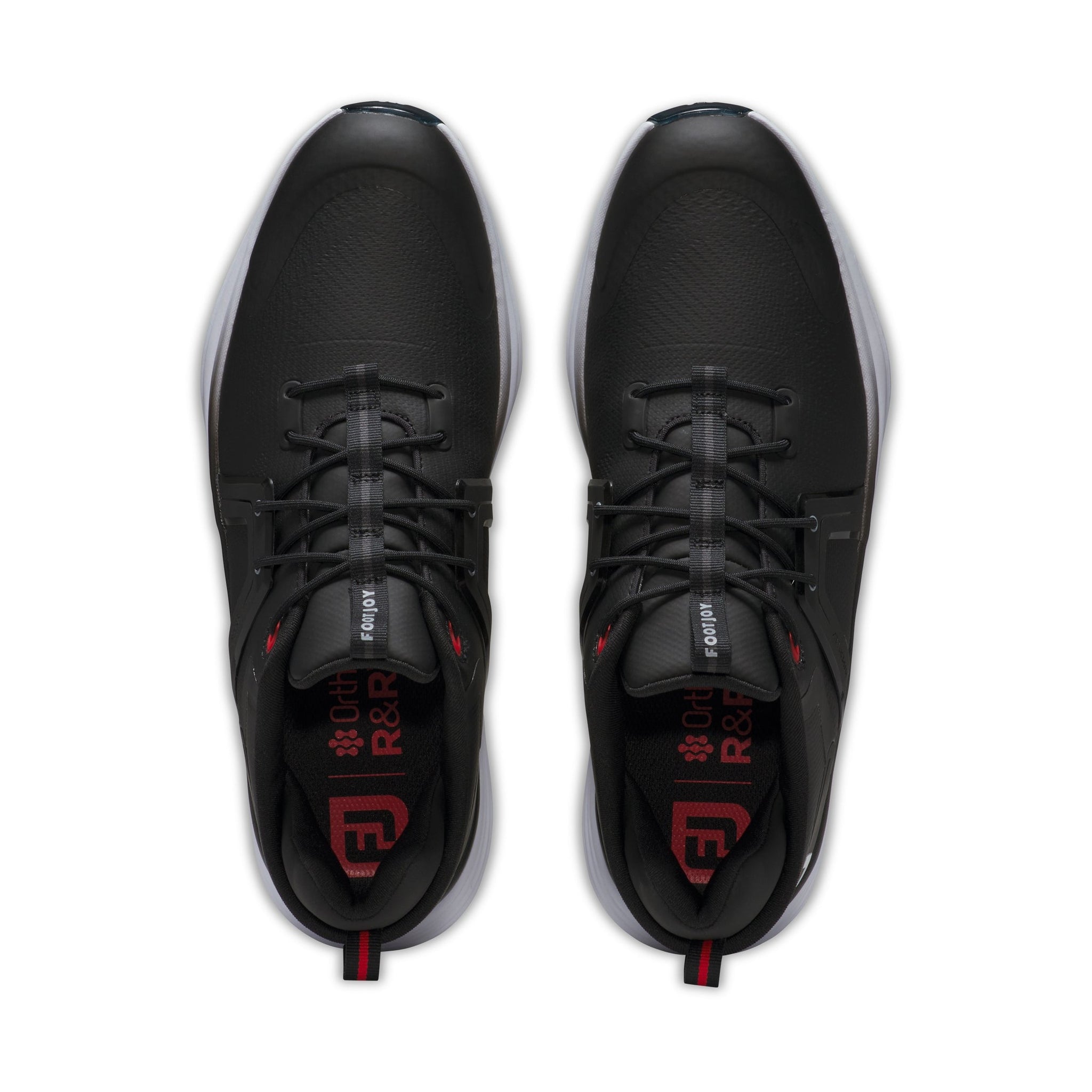 FootJoy HyperFlex Golf Shoes Black/White/Red