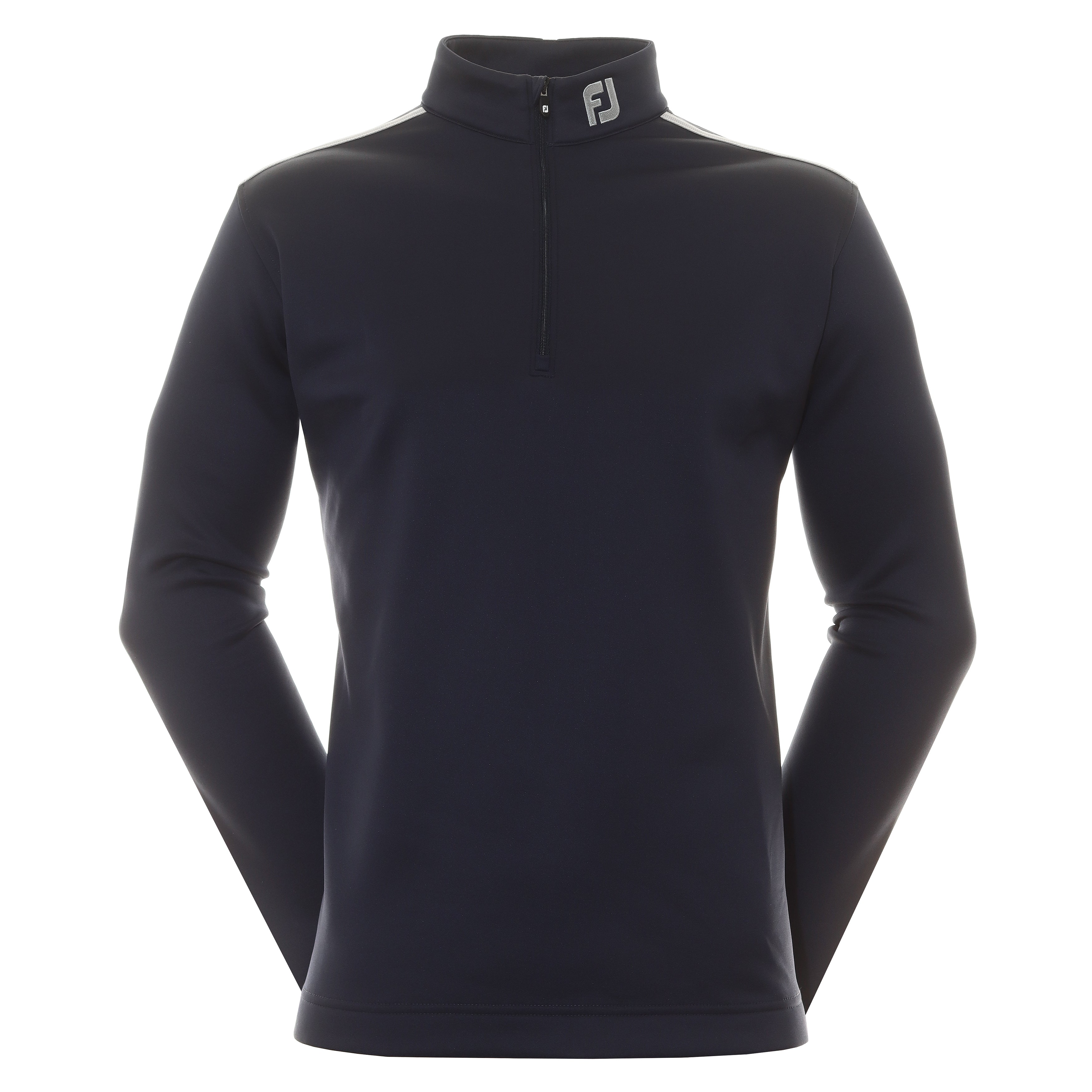 FootJoy Jersey Solid Chill Out Pullover 89915 Navy Grey | Function18