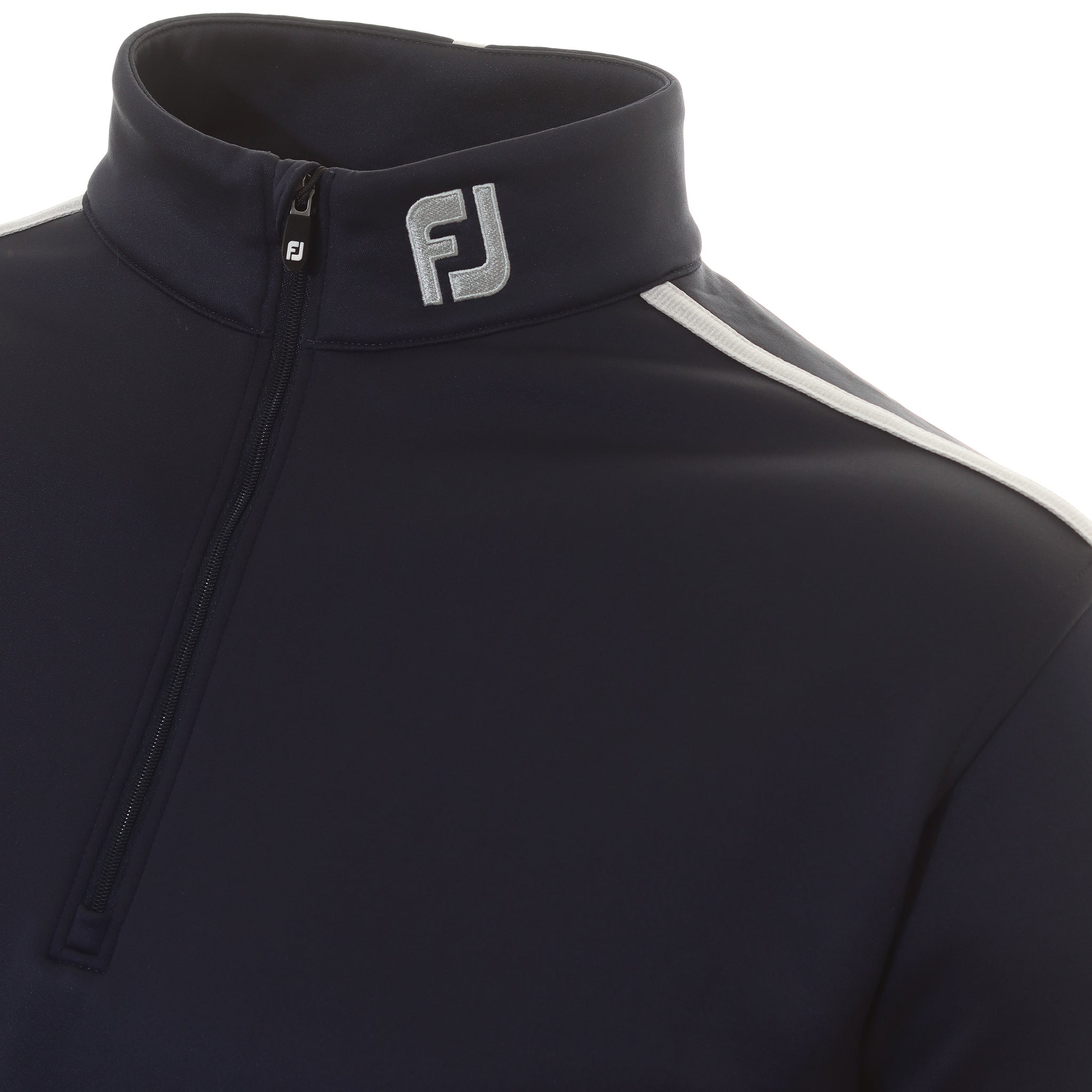 FootJoy Jersey Solid Chill Out Pullover Navy/Grey