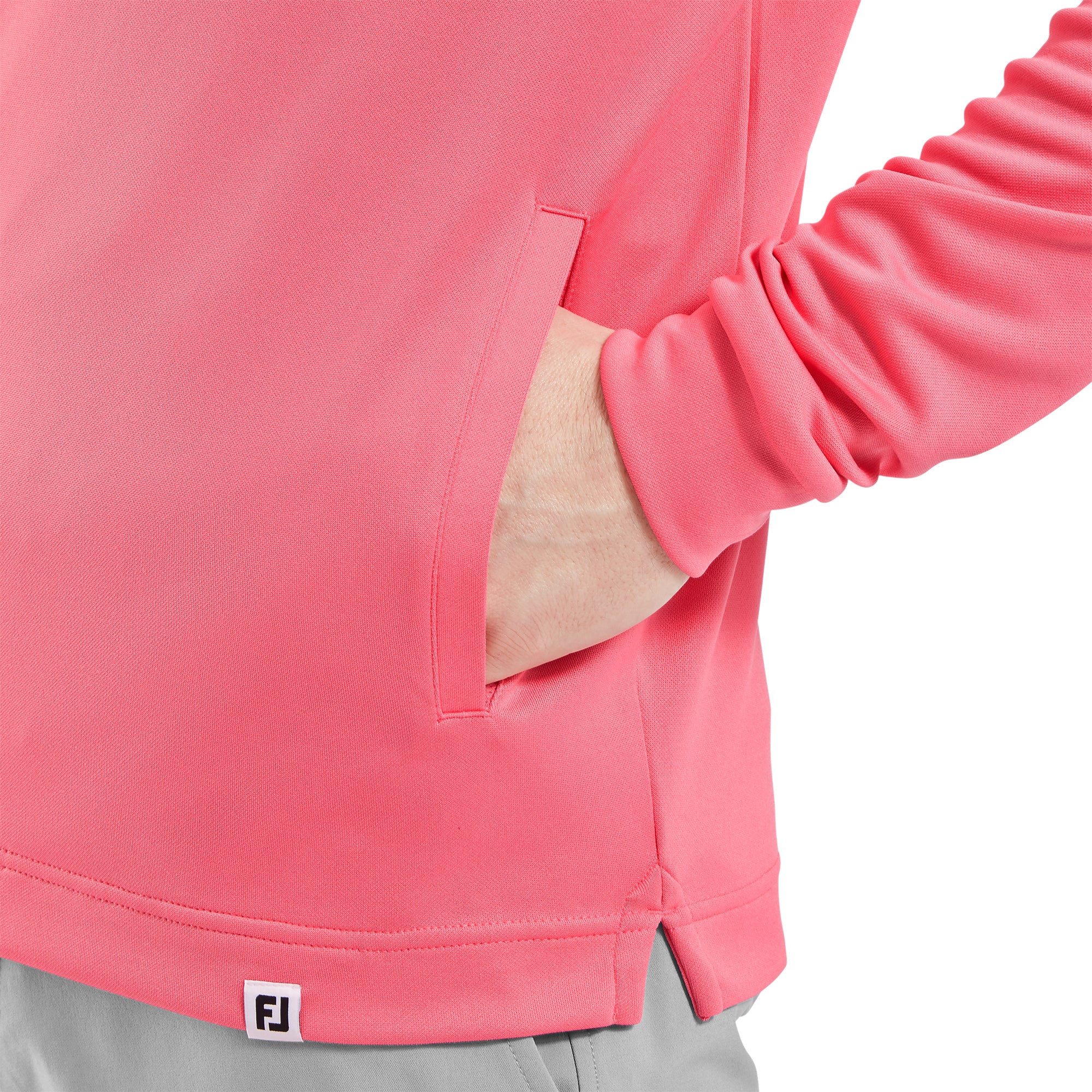 FootJoy Lightweight Hoodie Heather Pink Lemonade