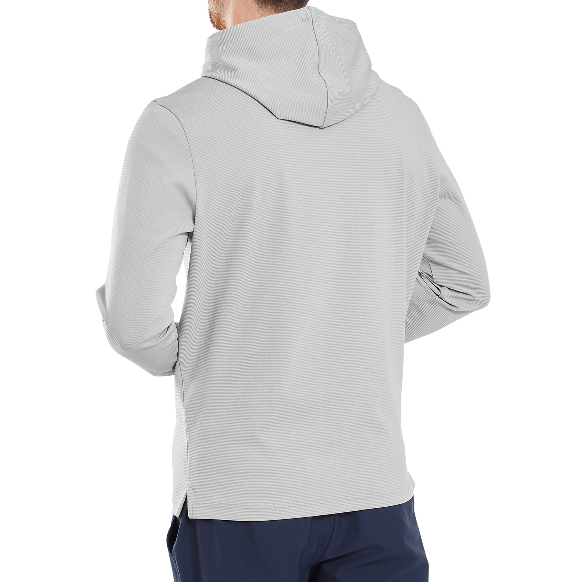 FootJoy Ottoman Jacquard Hoodie Grey