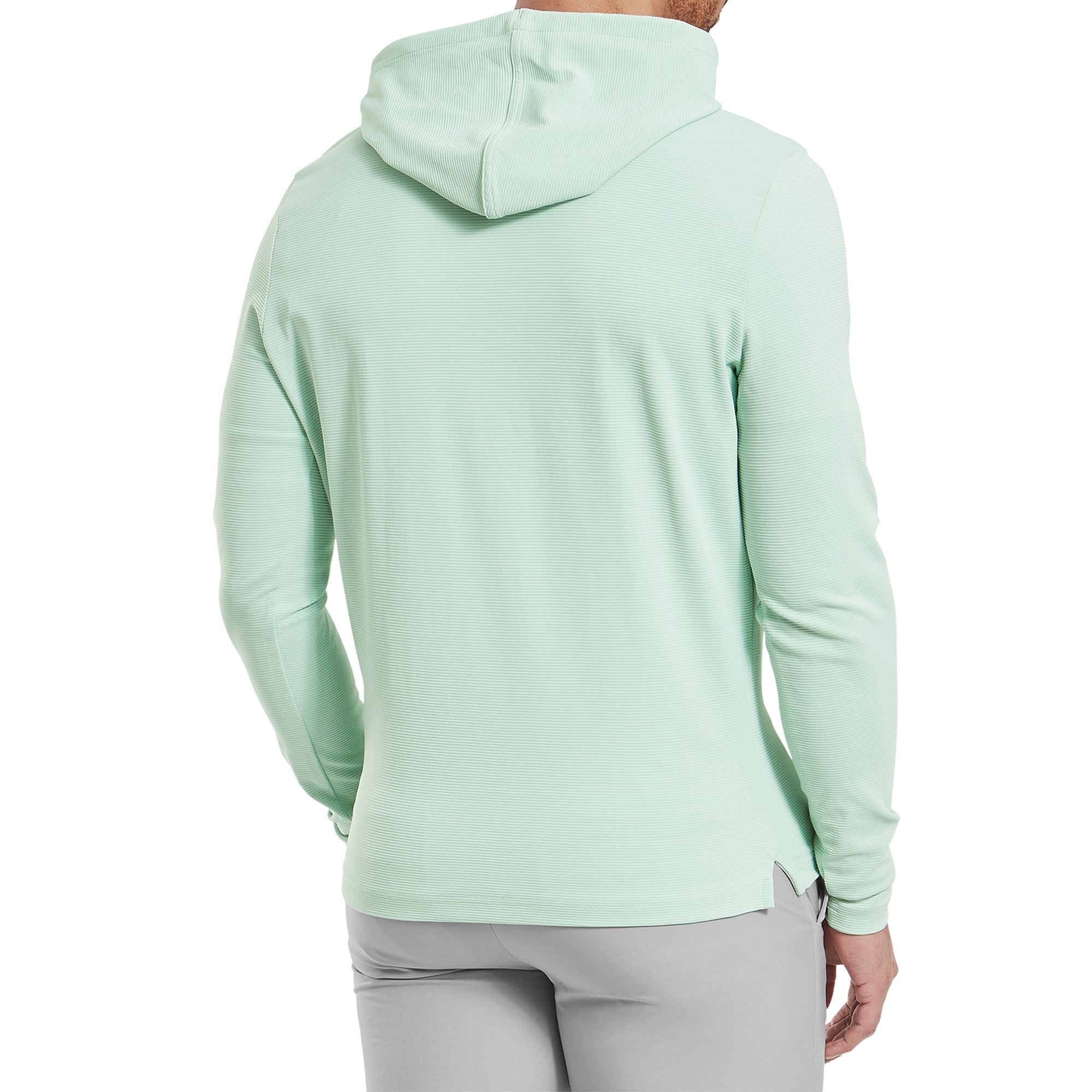 FootJoy Ottoman Jacquard Hoodie Pistachio