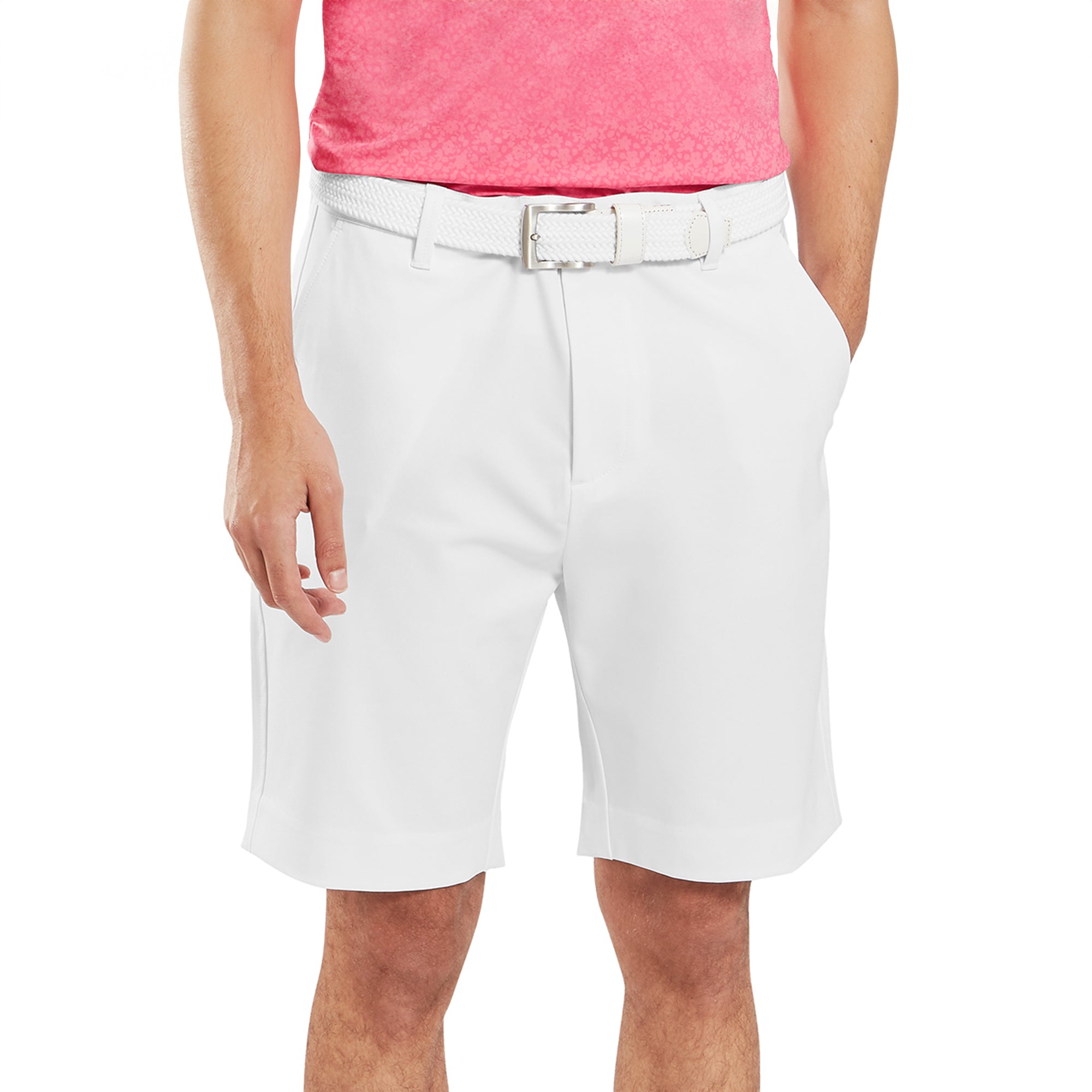 FootJoy Performance Tapered Fit Shorts White