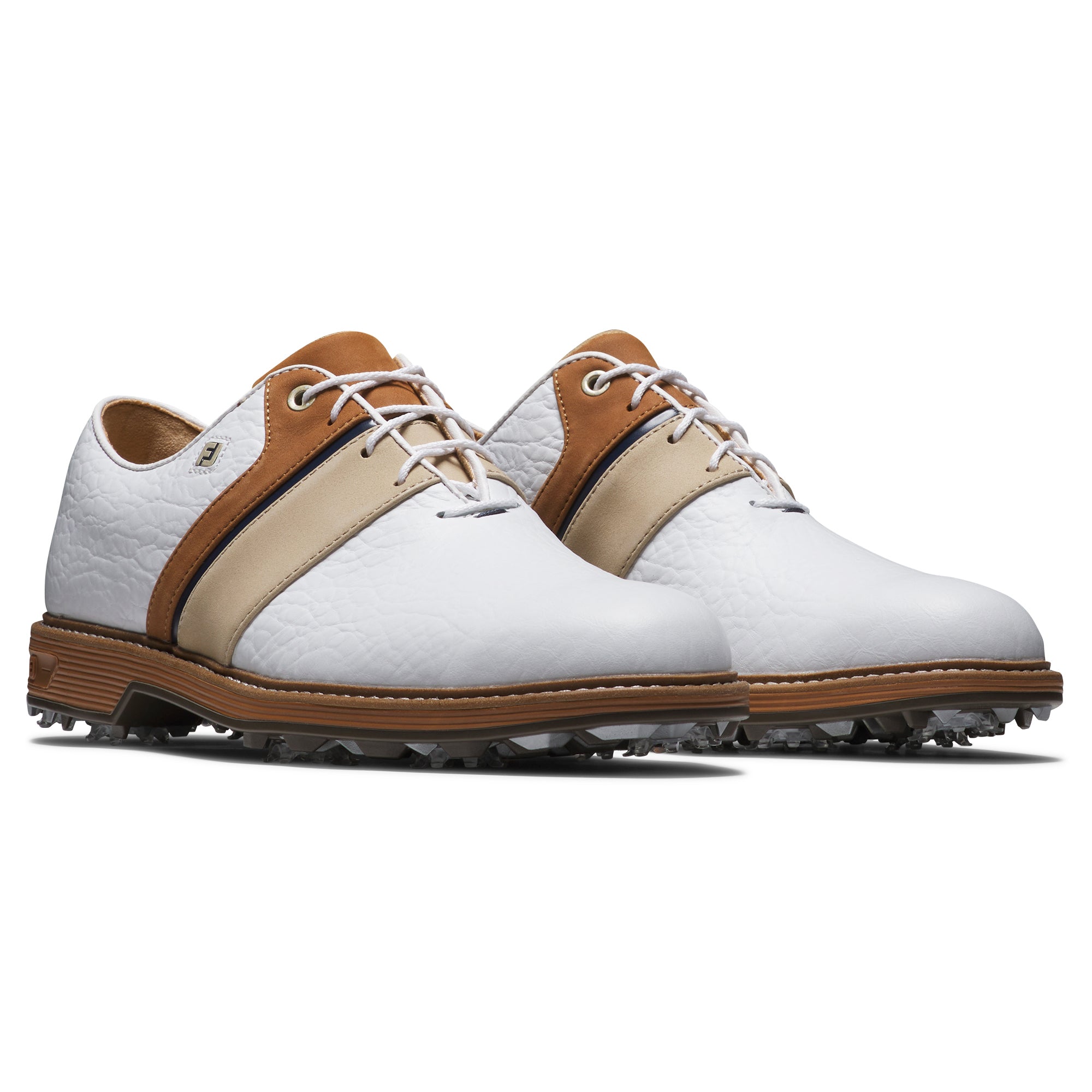 FootJoy Premiere Series Packard LX Golf Shoes White/Brown