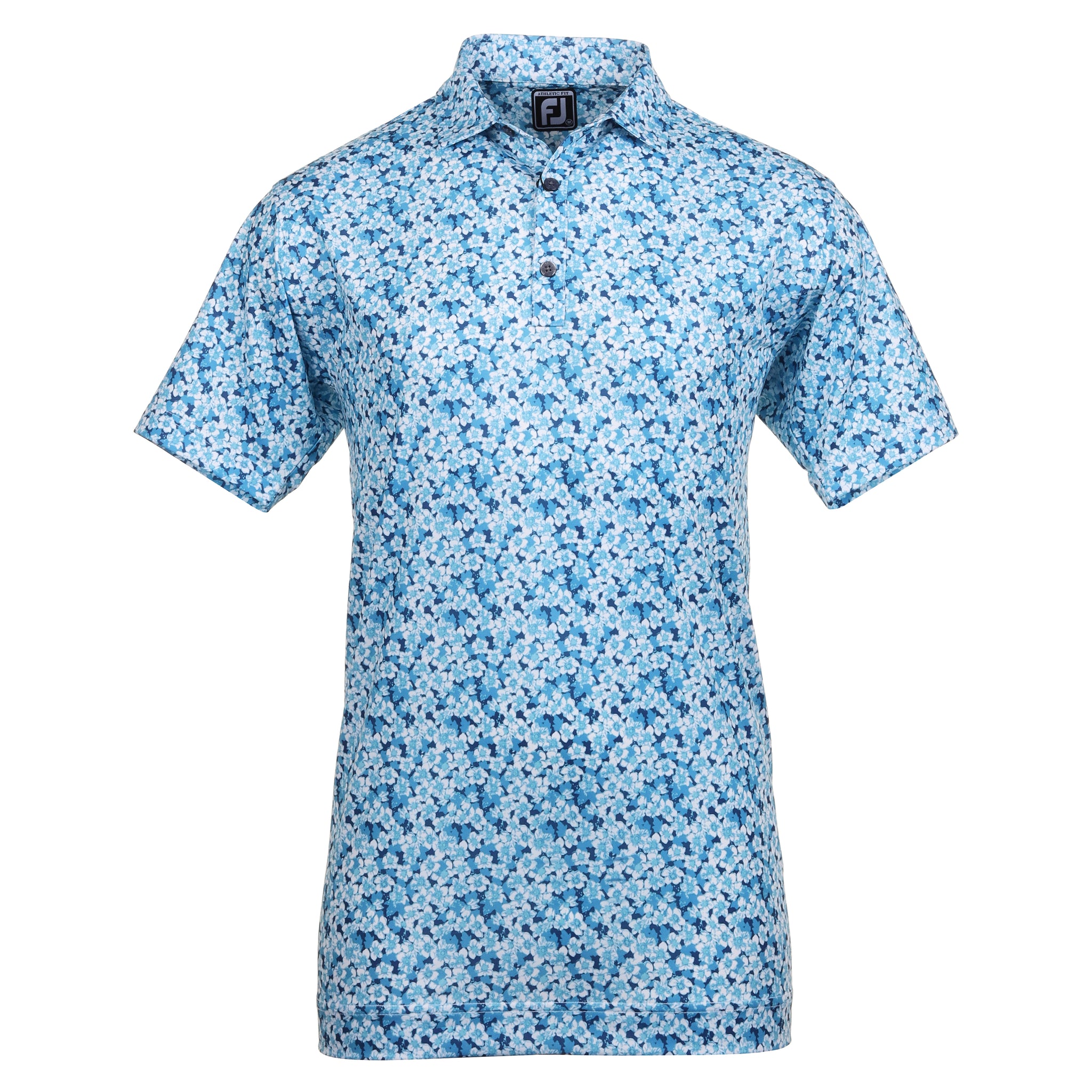 FootJoy Primrose Print Lisle Golf Shirt 81567 Ocean | Function18 ...