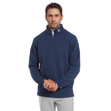 FootJoy Quilt Texture Chill Out Pullover Navy